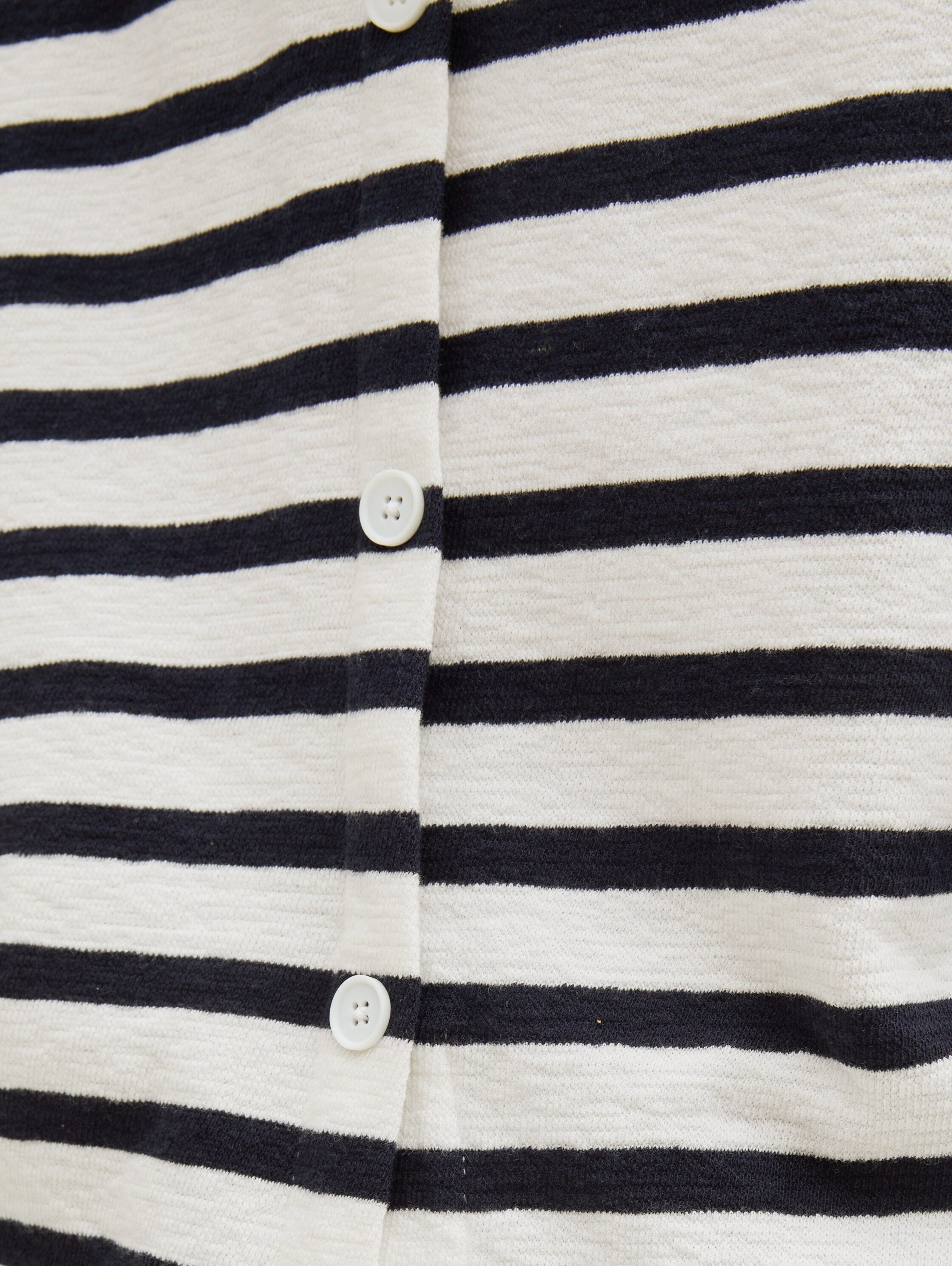 TOM TAILOR Denim Langarmshirt mit Streifenmuster