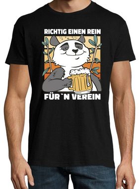 Youth Designz T-Shirt "Richtig Ein Rein, Für´n Verein" Herren Shirt mit trendigem Frontprint