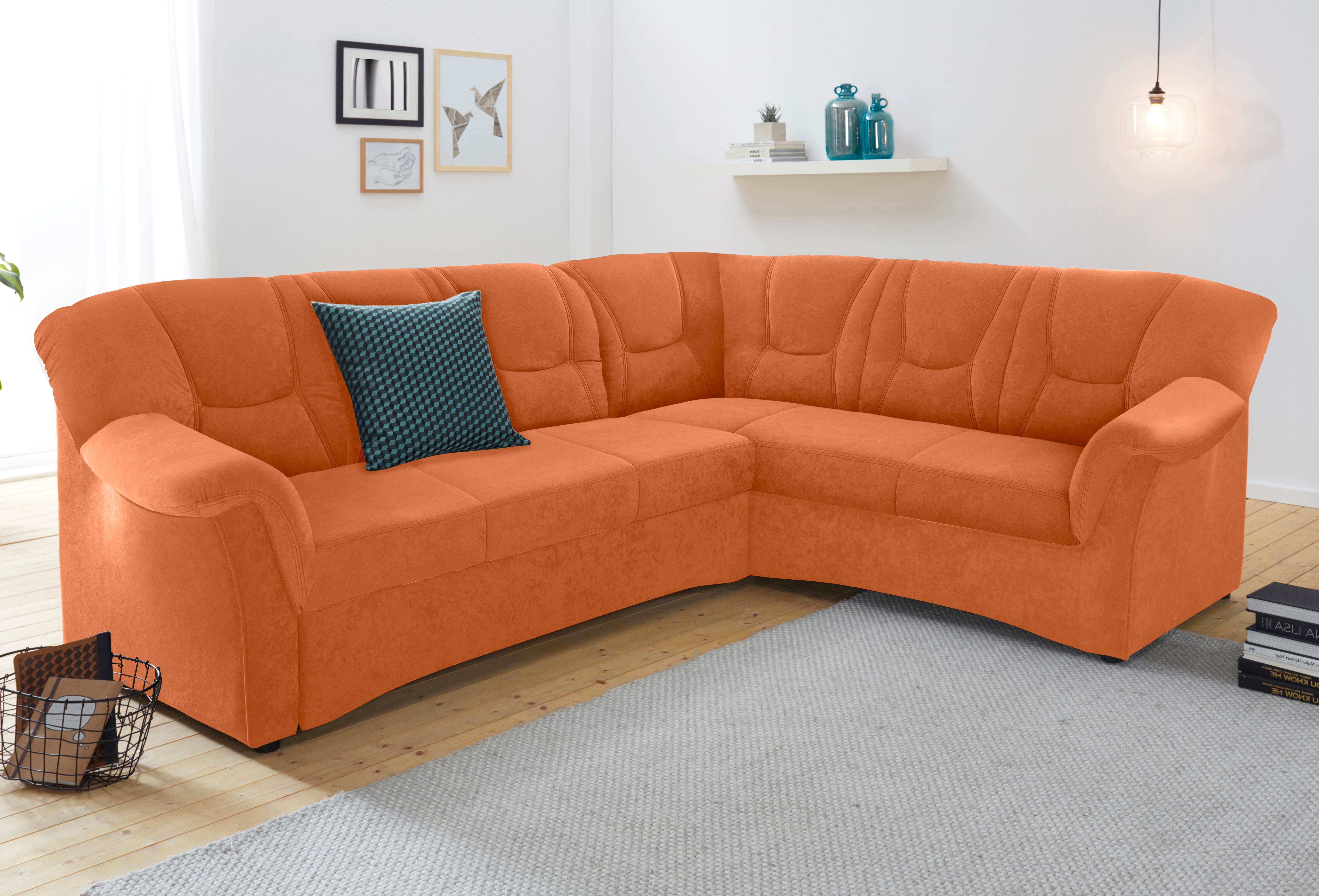 DOMO collection Ecksofa "Sarafina zeitlos und komfortabel, optional mit Fed günstig online kaufen
