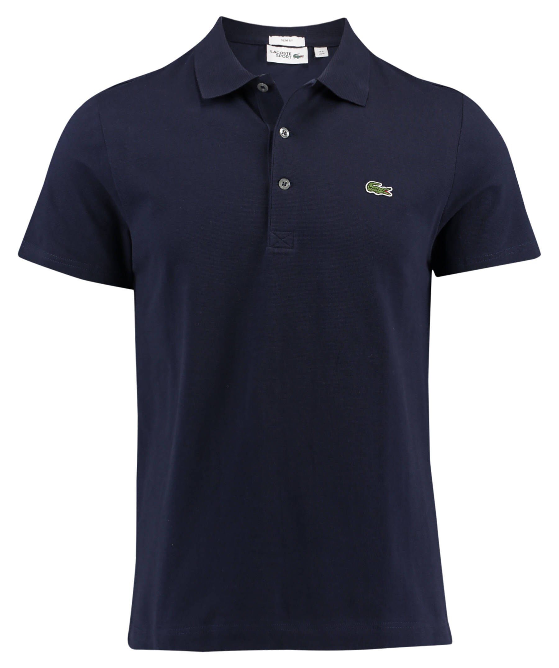 Lacoste Sport Poloshirt Herren Poloshirt Slim Fit Kurzarm (1-tlg) marine (52)