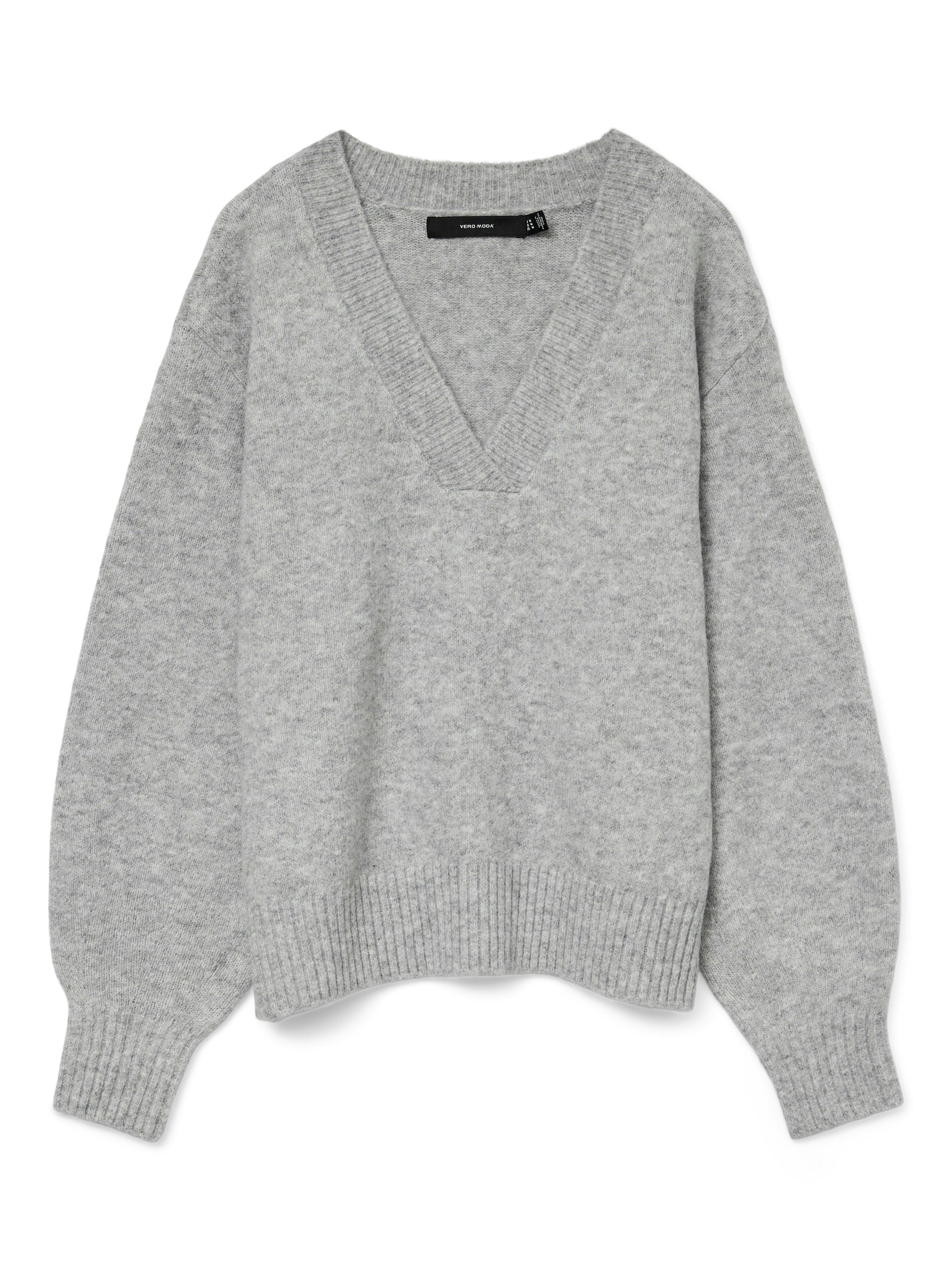 Vero Moda V-Ausschnitt-Pullover VMBOOM LS V-NECK günstig online kaufen