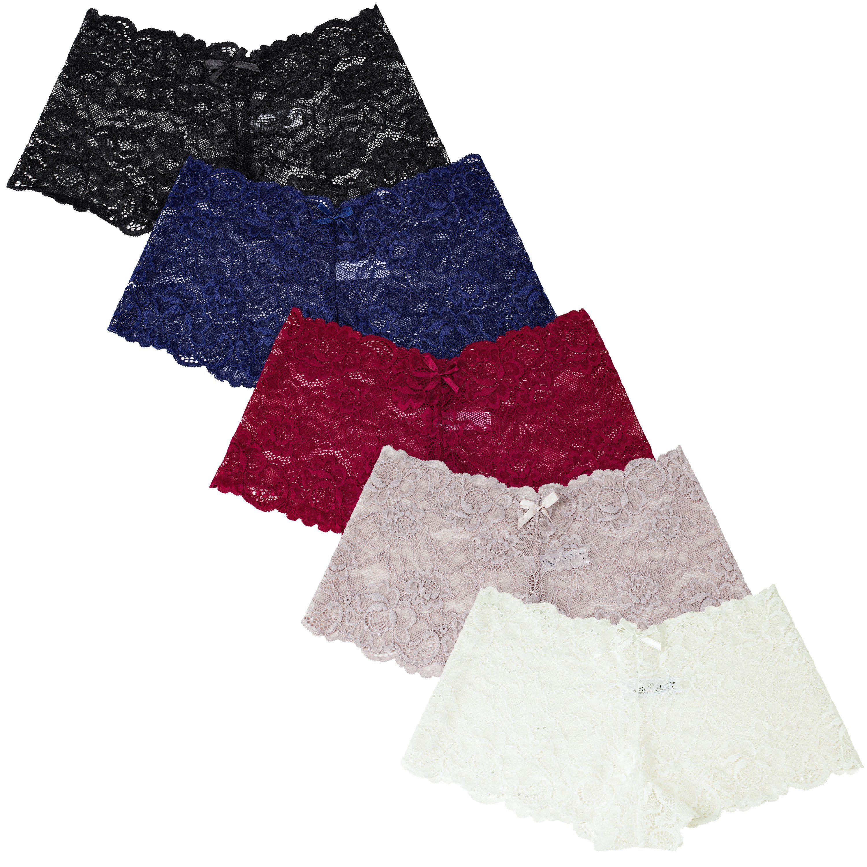 Yenita® Slip Spitzenslip (5-St) aus Spitze