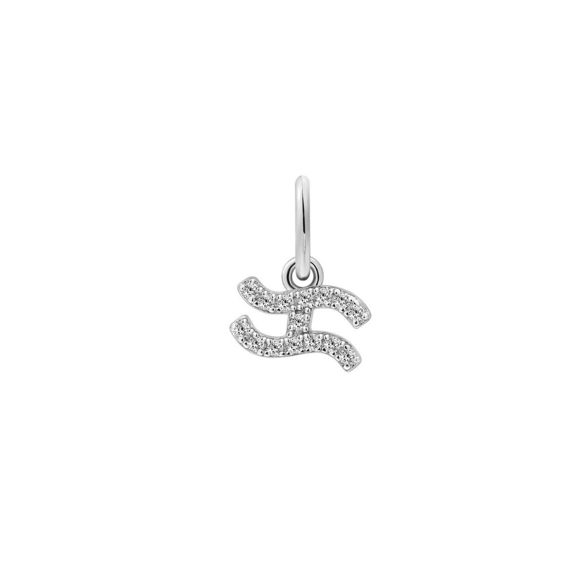 XENOX Sternzeichenanhänger Xenox Anhänger Damen Sternzeichen Wassermann Zirkonia Silber XS10470W