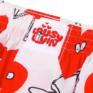 Lousy Livin Boxershorts Valentines - white Das perfekte Geschenk zum Valentinstag!