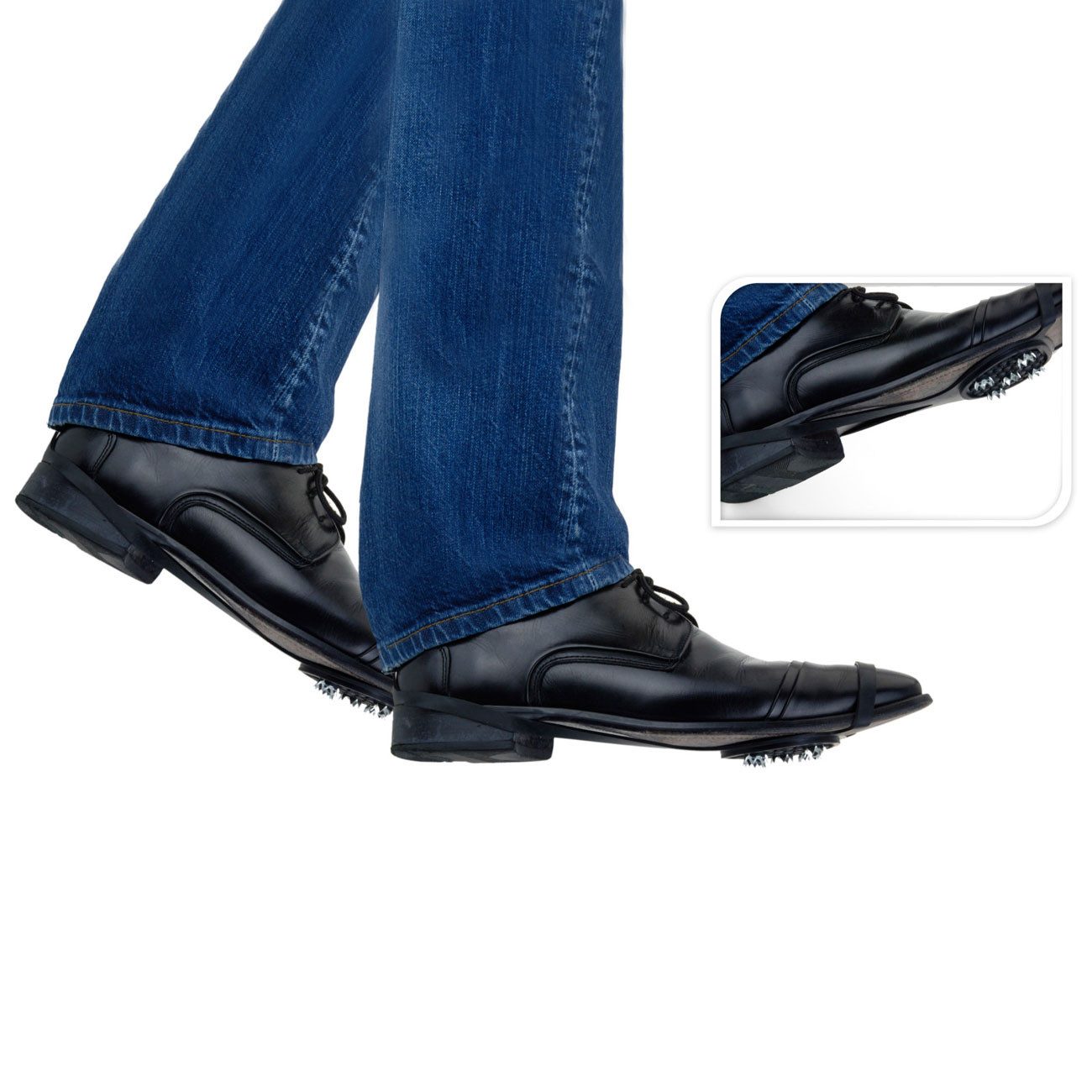 PREMIUMPARTS Spikes Schuh Spikes Schwarz – Rutschfester Halt auf Eis, Schnee & Matsch (1-tlg), Schuhgrösse: Einheitsgrösse