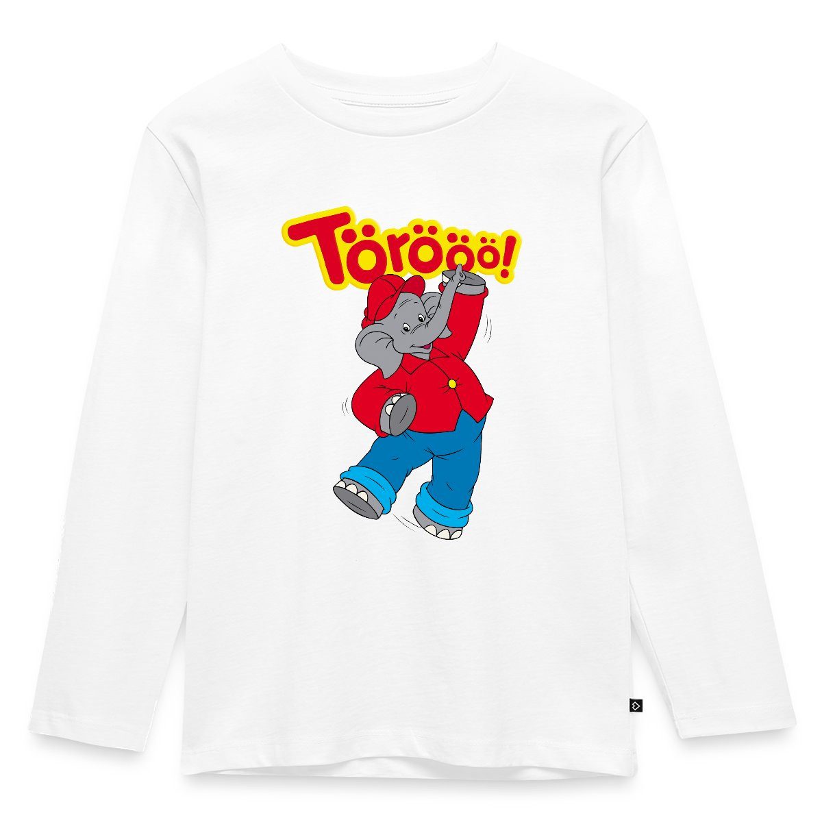 T-Shirt Benjamin Blümchen Tanzend Törööö Kinder Premium Langarmshirt