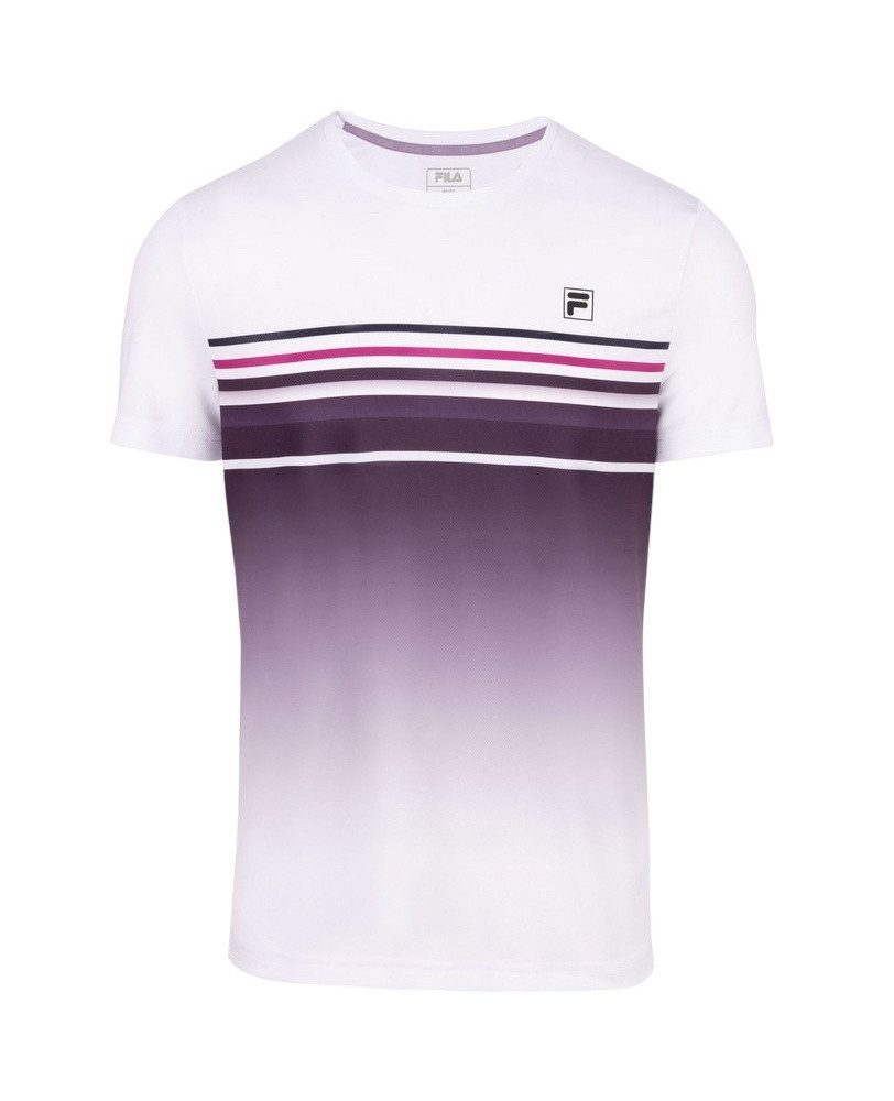 Fila T-Shirt Miguel (rec. Polyester) weiss/violett Herren