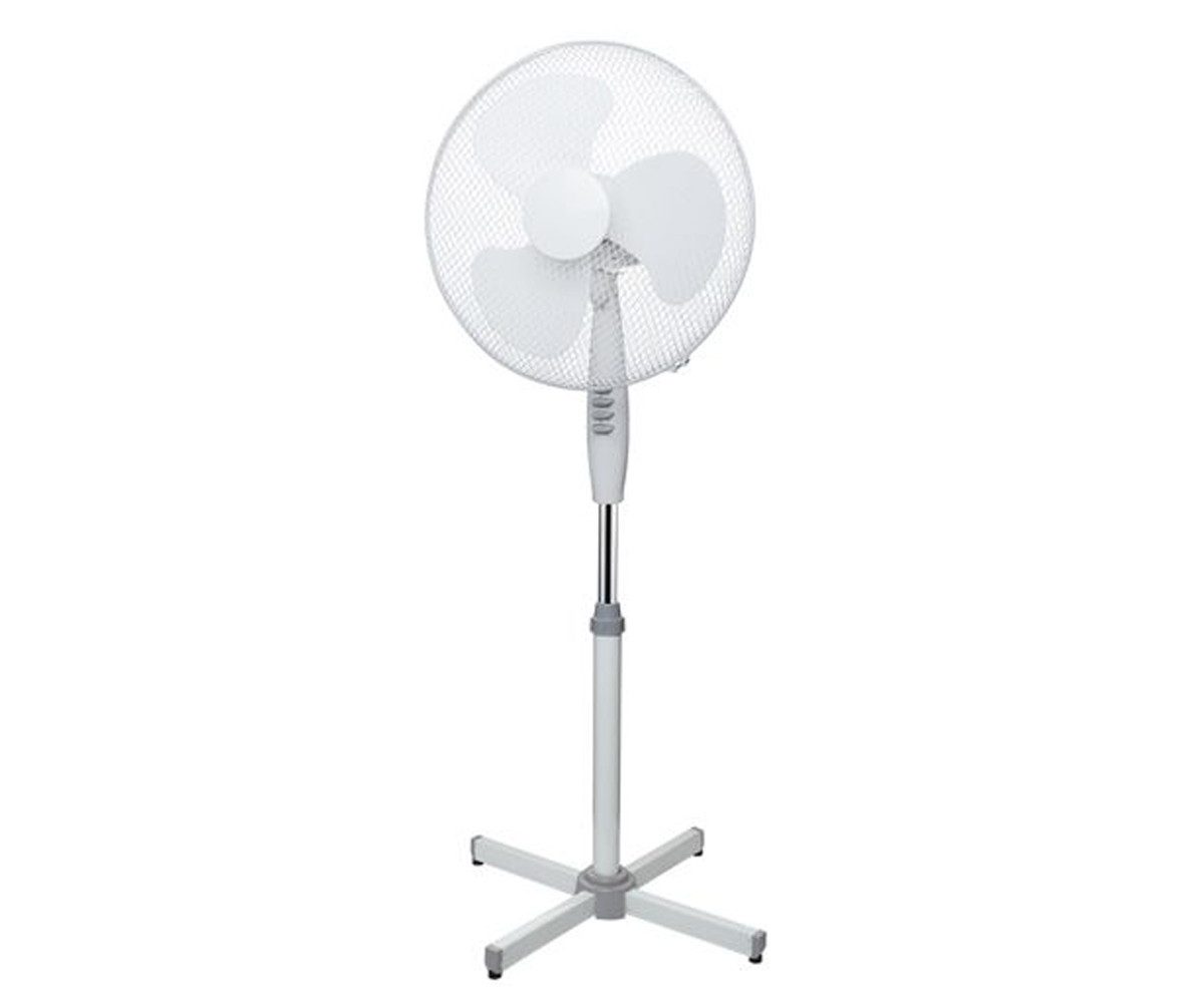 Systafex® Standventilator Ventilator Standventilator Windmaschine Luftkühler 3-Stufen 50W 40cm