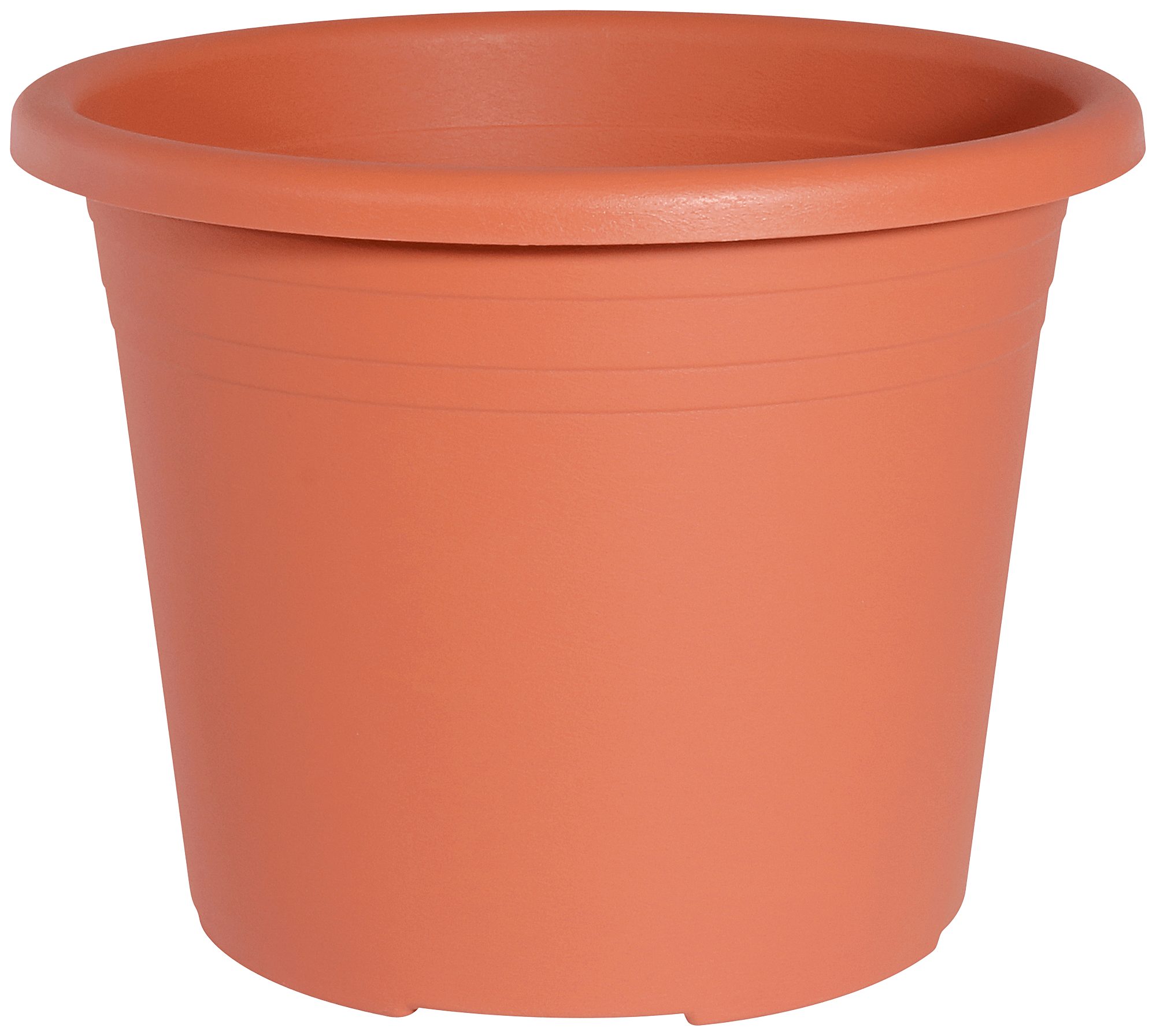 Geli Pflanzkübel Cylindro Blumentopf Terracotta – Ø30cm Kunststoff Pflanztopf 9.5L