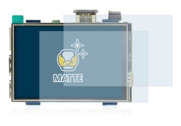 BROTECT Schutzfolie für Raspberry Pi Touchscreen (3.5), Displayschutzfolie, 2 Stück, Folie matt entspiegelt