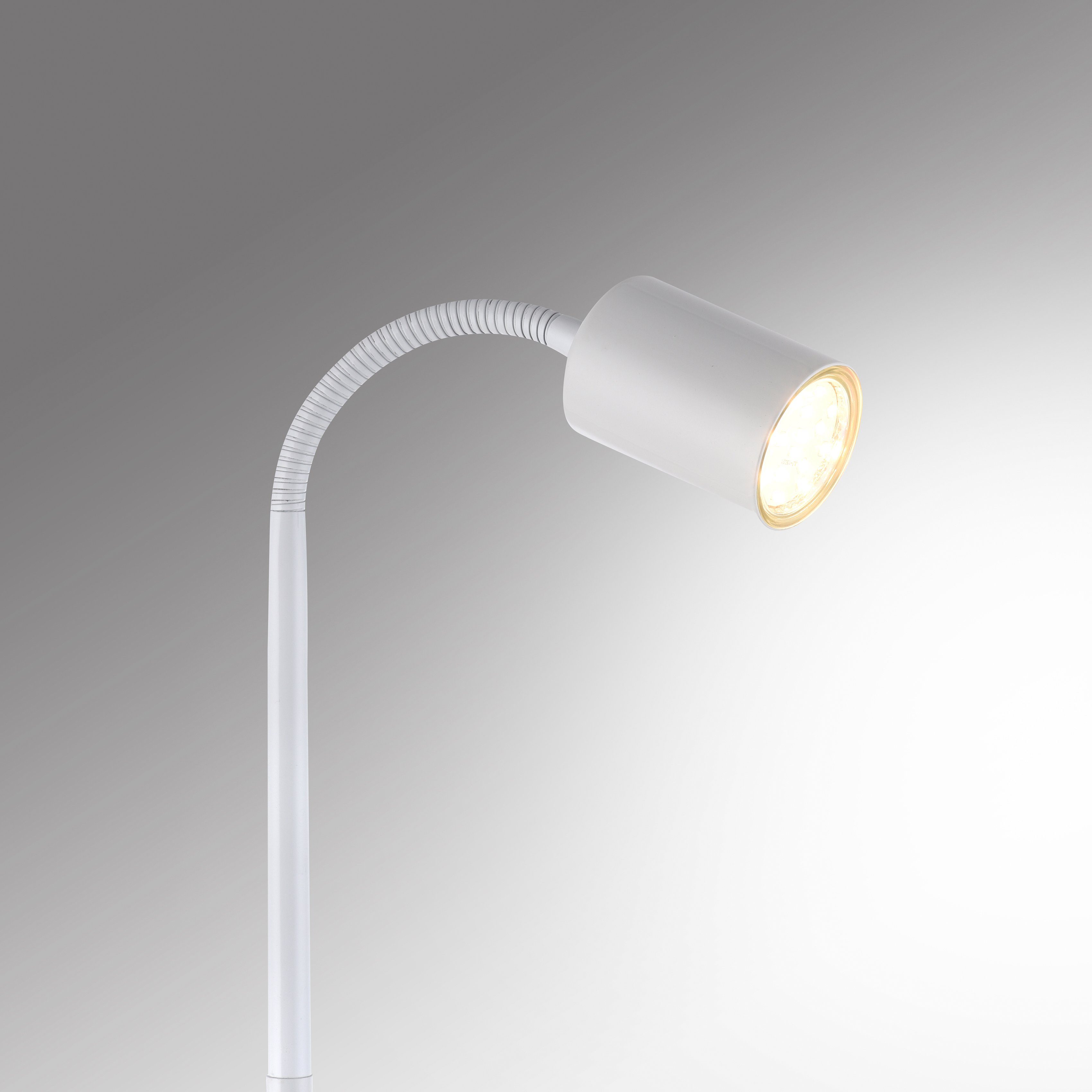 Stehlampe Warmweiß, und Reflektor home Leuchtmittel dreh- my warmweißes LED wechselbar, Maci, Licht, schwenkbarer Stehlampe,