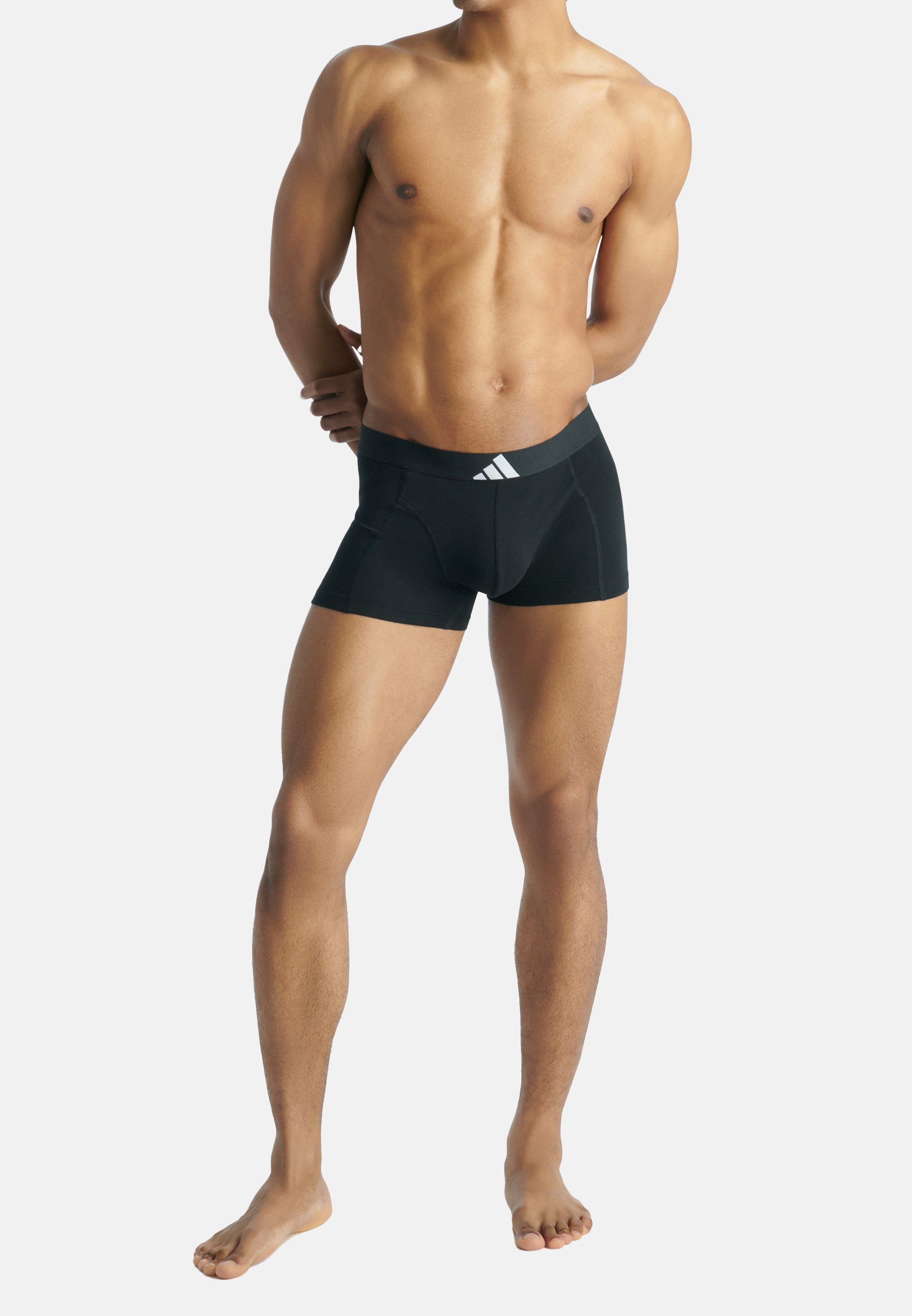 adidas Sportswear Retro Boxer 4er Pack Active Flex Cotton Body (Spar-Set, 4-St) Retro Short / Pant - Baumwolle - ohne Eingriff - Atmungsaktiv