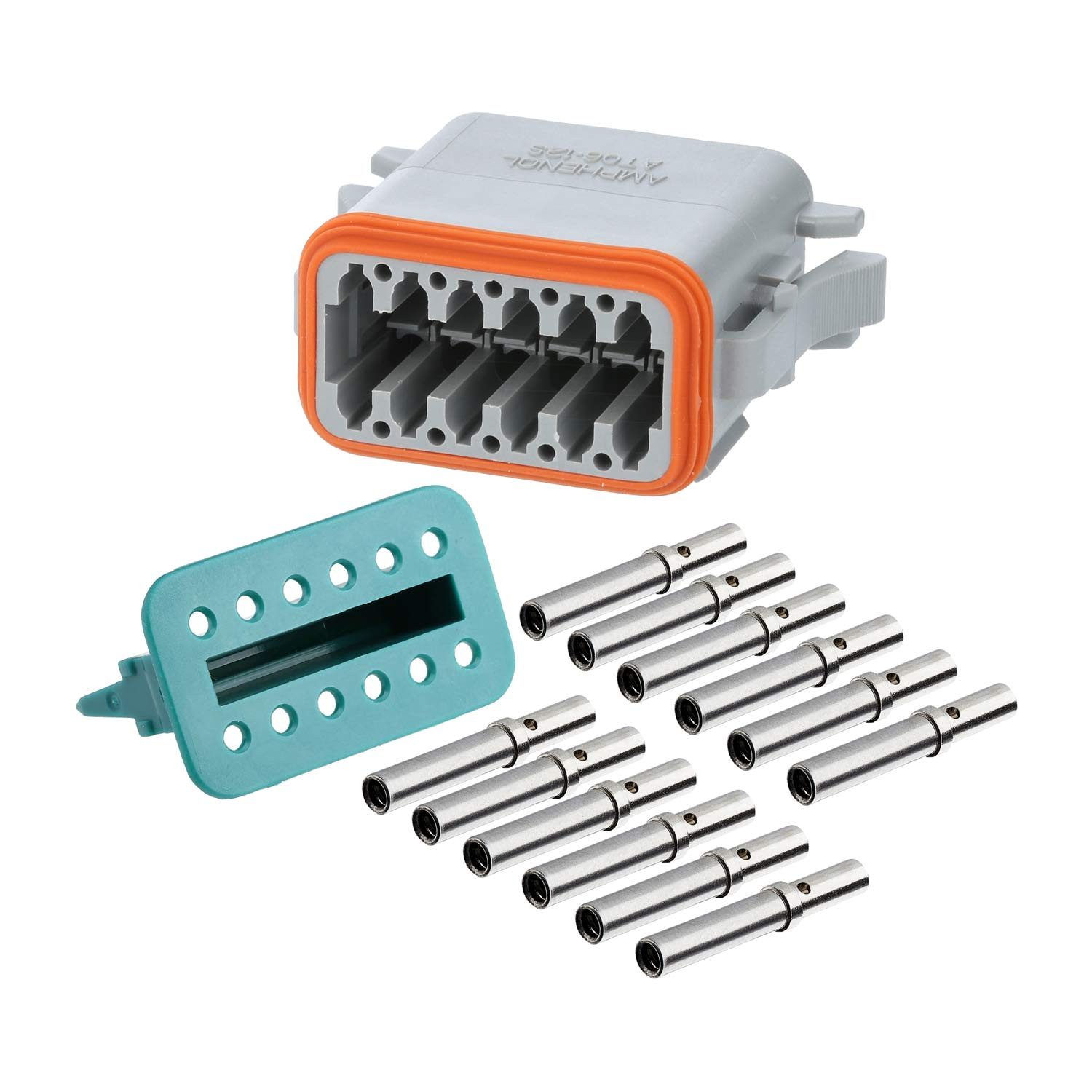 Amphenol DIN-Stecker Titel:AS-12SF 102 SET-Kabeldose AT-Serie Buchse, Kodierung A, 12-poli, Keine Verpackungseinheiten, Kein Mindestauftragswert