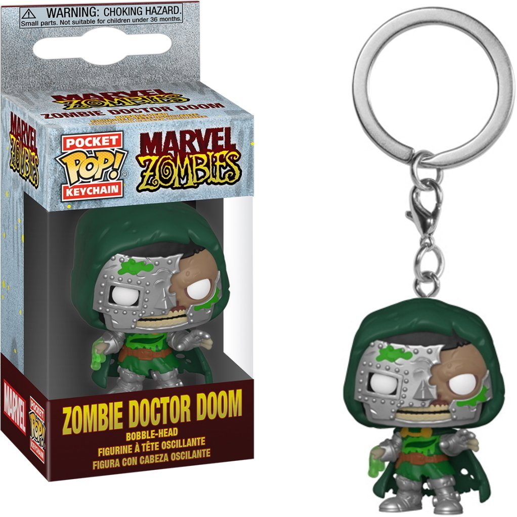 Funko Schlüsselanhänger Marvel Zombies - Zombie Doctor Doom Pocket Pop!