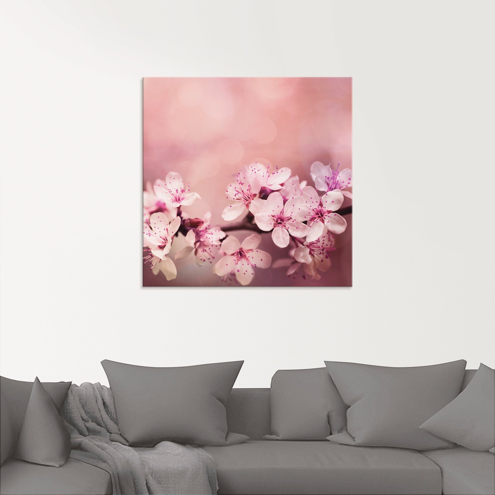 Artland Glasbild Kirschblüten, Blumen (1 St), in verschiedenen Größen günstig online kaufen