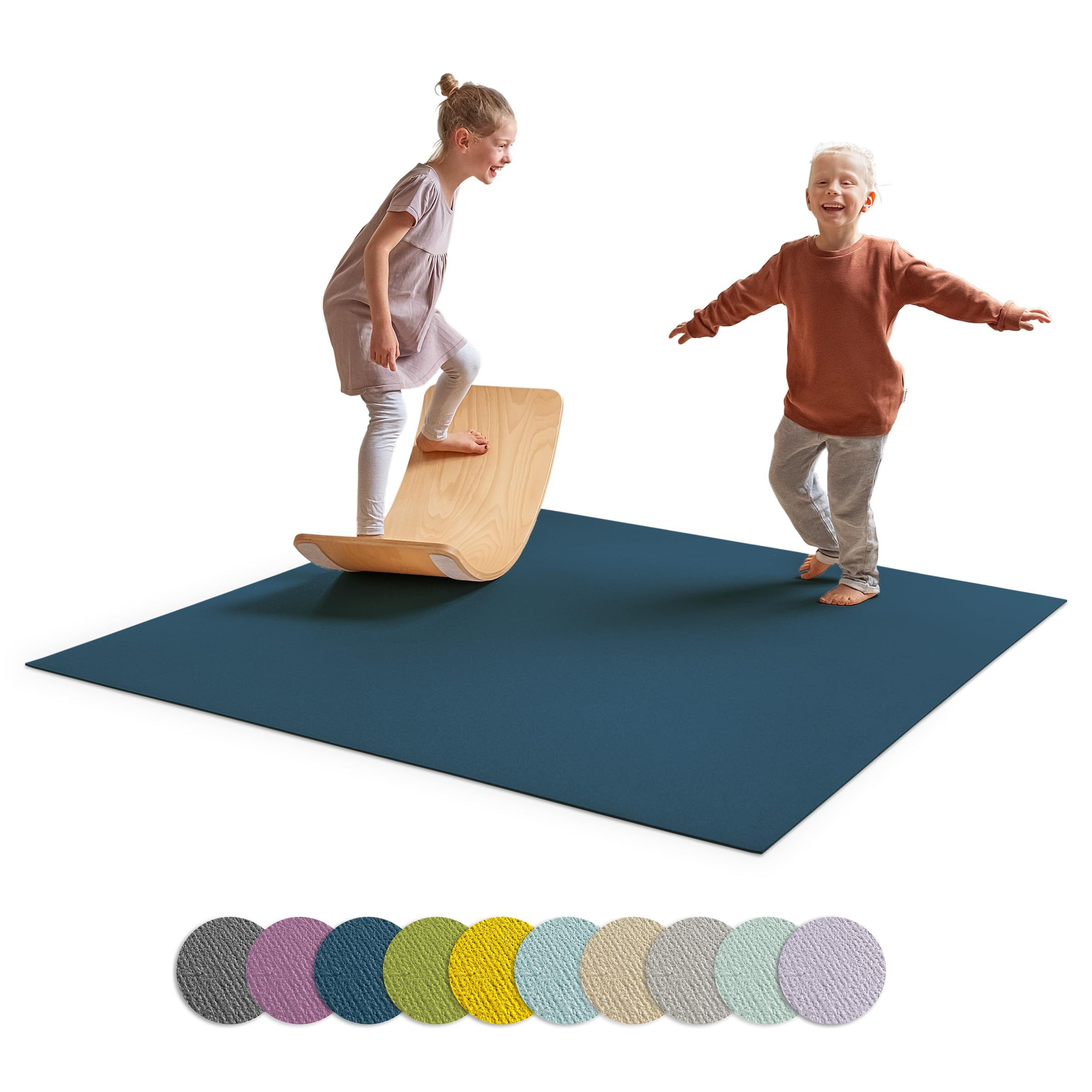 Ehrenkind Spielmatte Krabbelmatte Rutschfest, Made in Germany (Krabbeldecke für Baby, Hochwertige Krabbelmatte Baby), Spielmatte Baby, Rutschfeste Spielunterlage