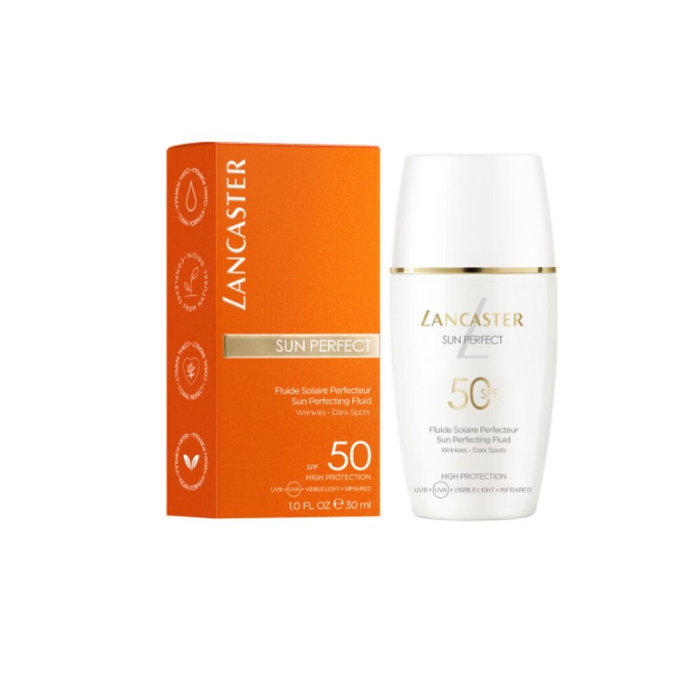 LANCASTER Sonnenschutzcreme Sun Perfect Sun Perfecting Fluid Wrinkles Dark Spots Spf50 30ml