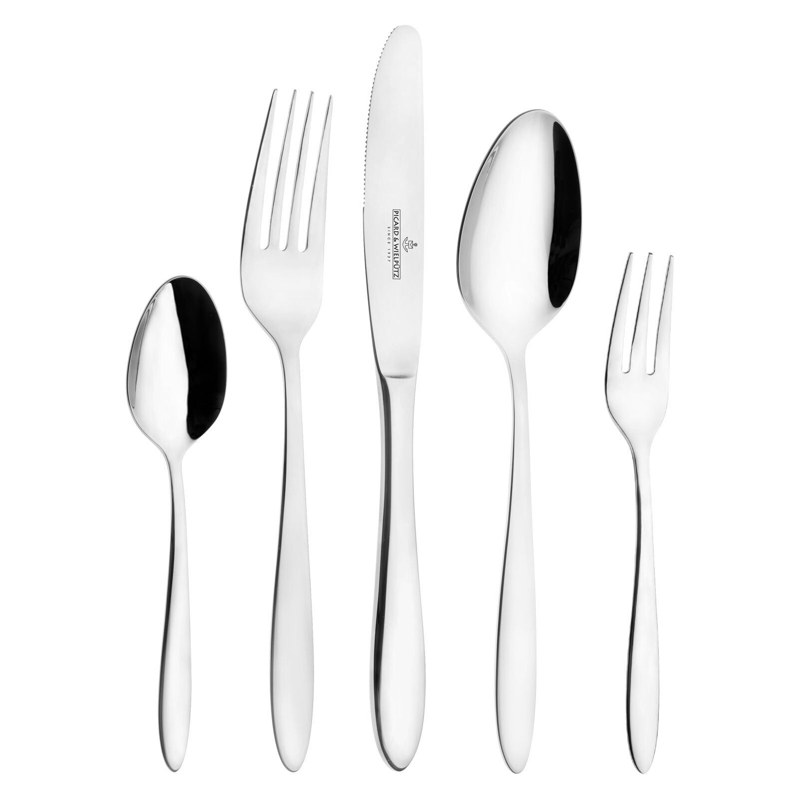 Picard & Wielpütz Solingen Besteck-Set Bozen Tafelbesteck 30-tlg. (30-tlg), Metall, Spülmaschinengeeignet