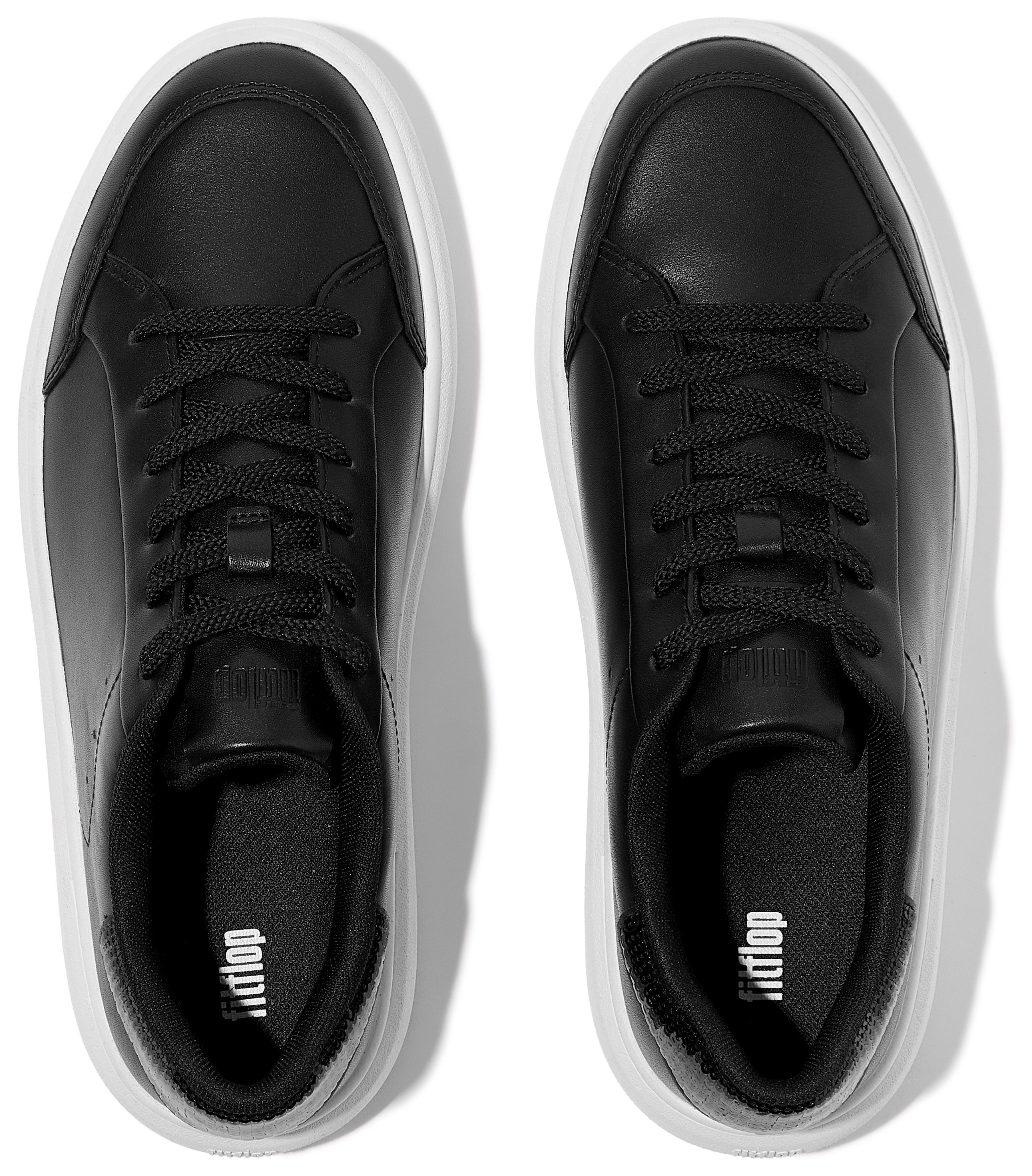 Fitflop RTG SEQUIN Sneaker Plateausneaker, Schnürschuh im Retro Look