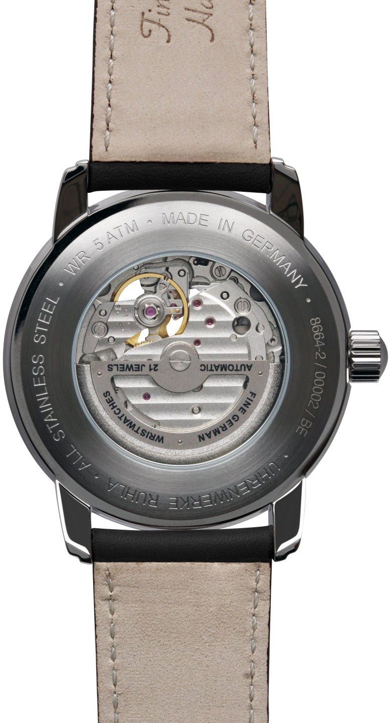 Captain´s ZEPPELIN 8664-2 Line, New skelettiert, Automatikuhr