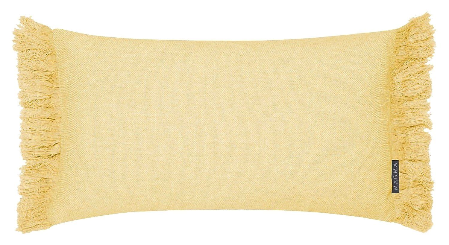 Kissenhülle TINE, Gelb, Unifarben, Baumwolle, 30 x 50 cm, Magma Heimtex (1 Stück)