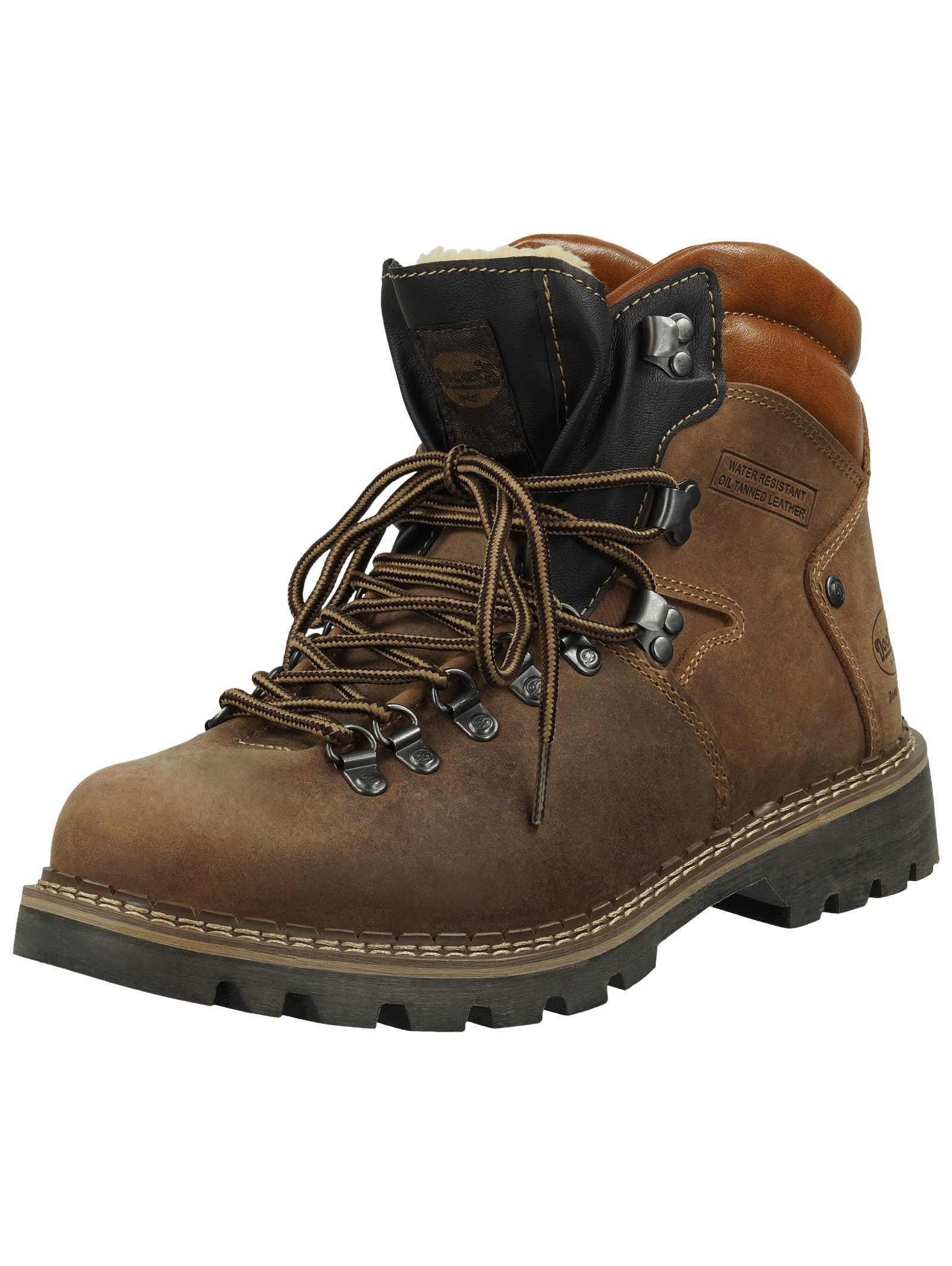Stiefelette Leder Winterstiefel