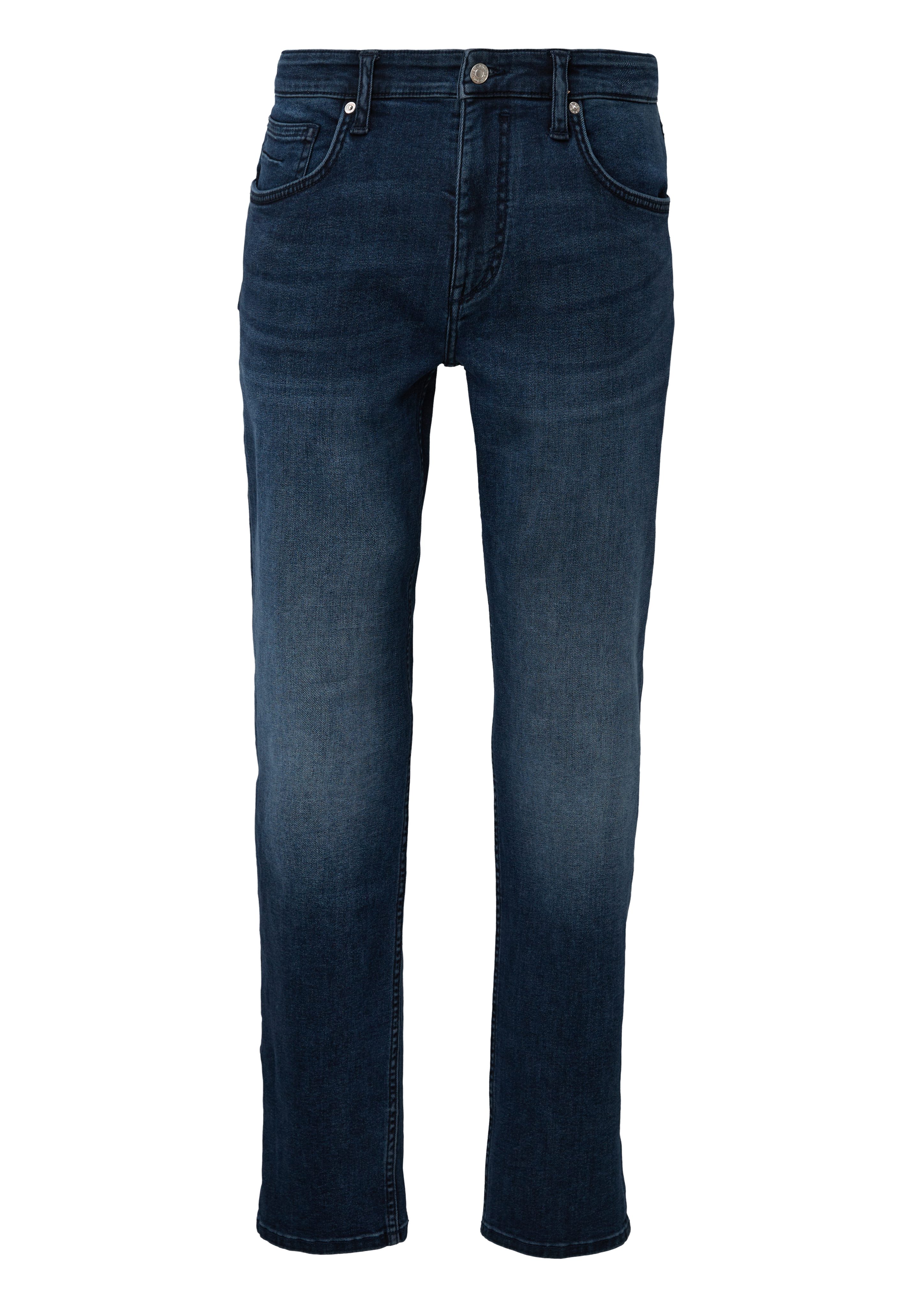 blue34 Bequeme geradem s.Oliver mit Beinverlauf Jeans