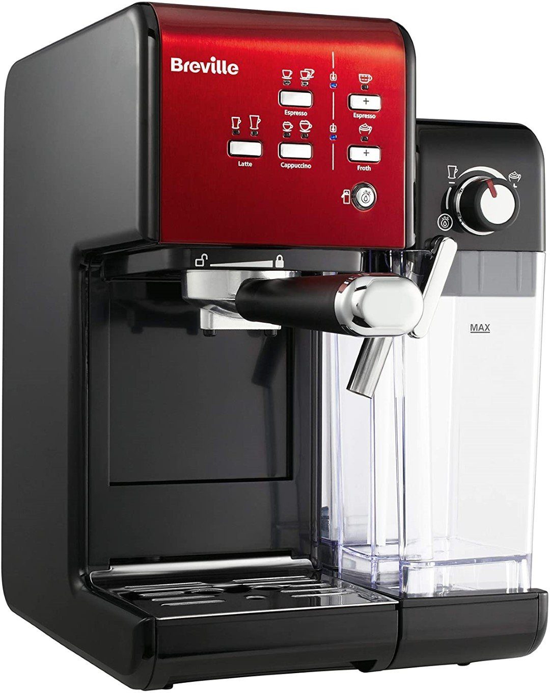 Breville Siebträger-/Filterkaffeemaschine Breville VCF109X PrimaLatte II  Kaffee- und Espress