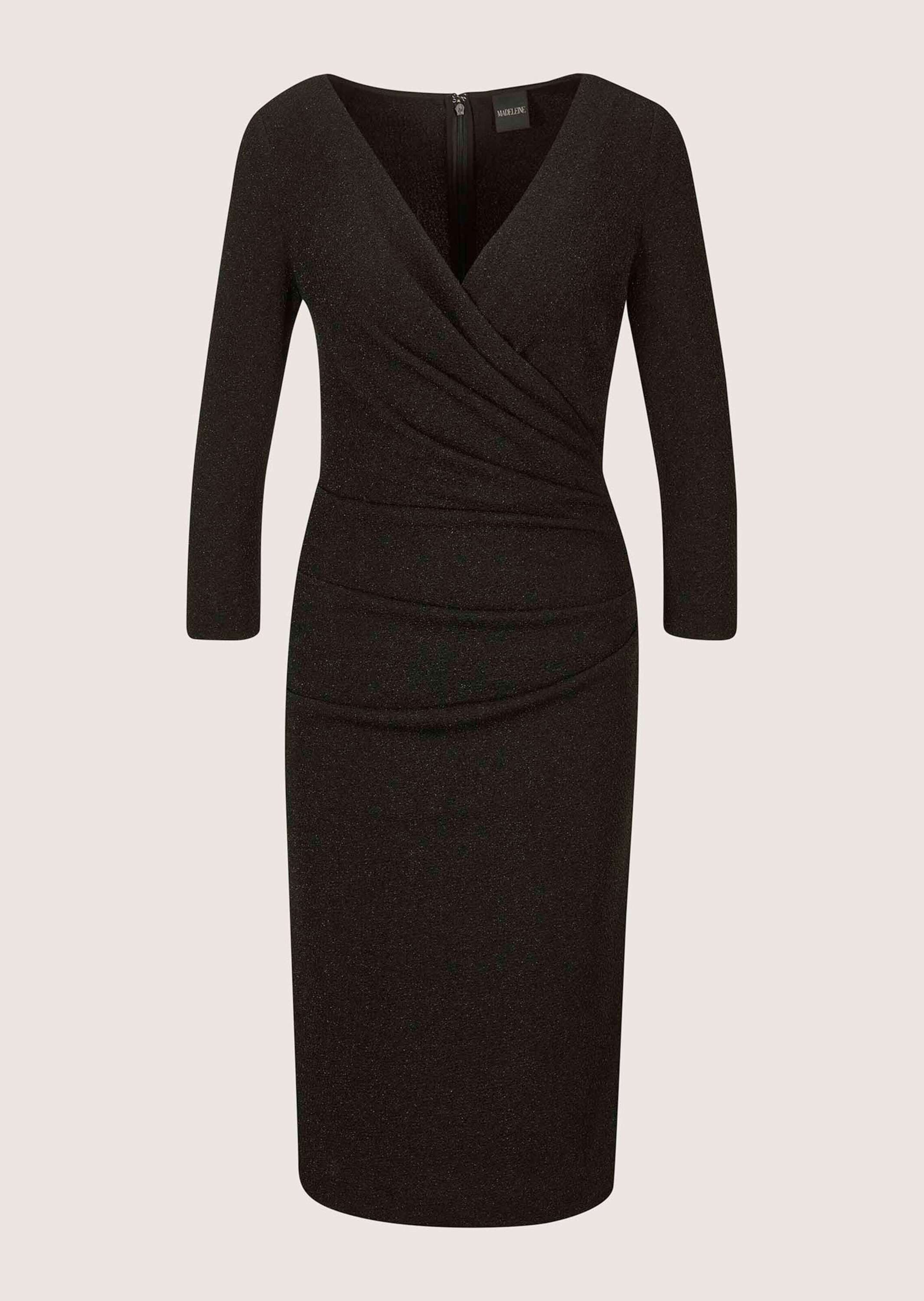 Etuikleid Stretchkleid in Wickeloptik