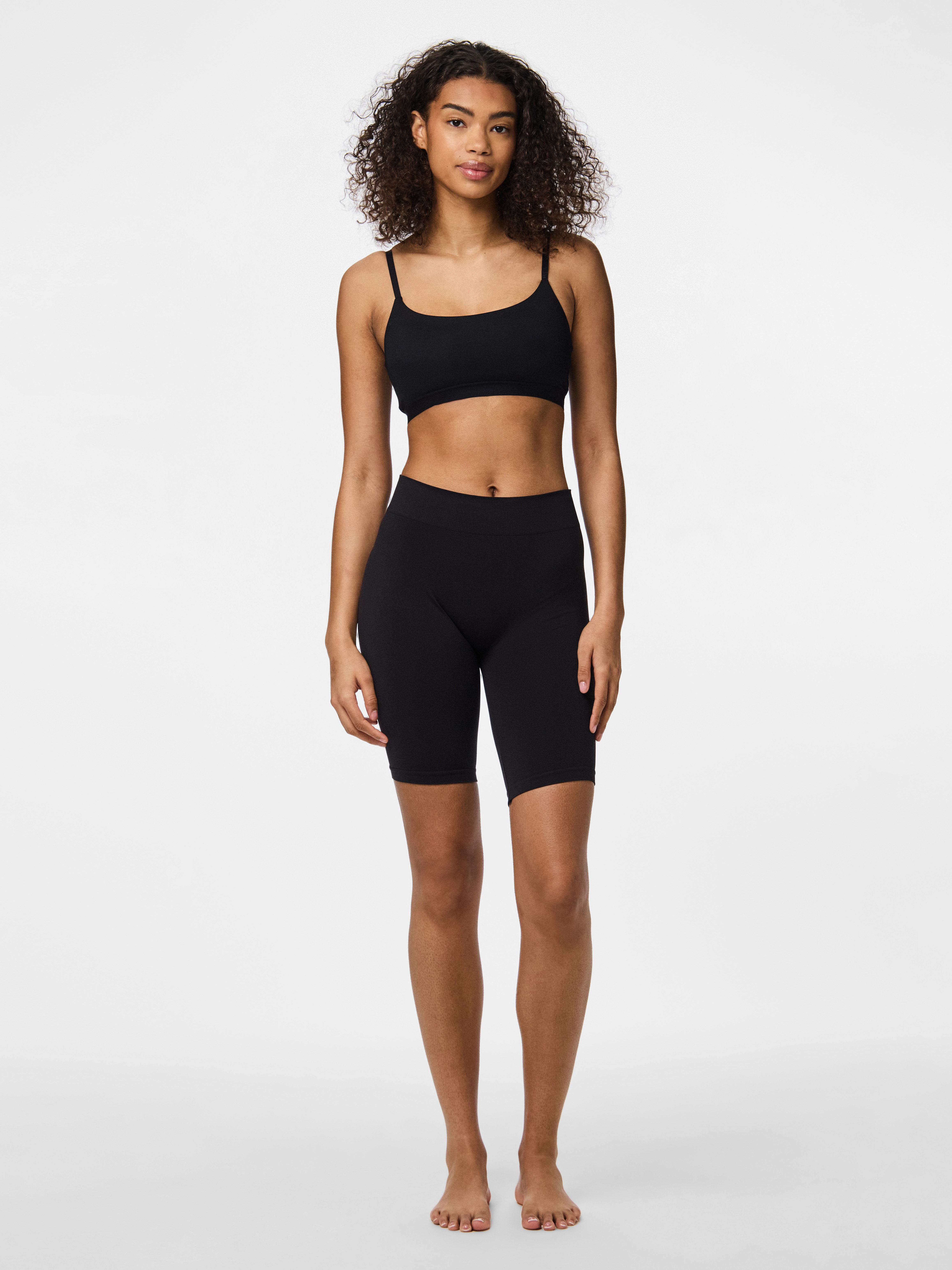 pieces Shapingpants PCLONDON SHORTS NOOS BC aus Nylon und Elasthan, elastische Passform, pflegeleicht