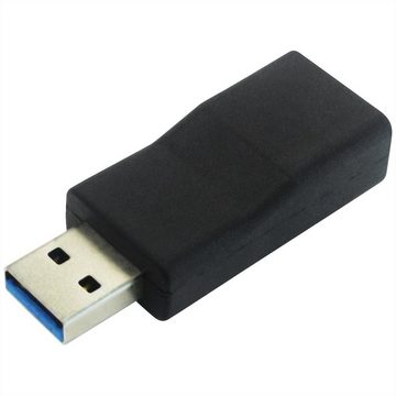 ROLINE USB 3.2 Gen 1 Adapter, USB Typ A - C, ST/BU Computer-Adapter USB Typ C (USB-C) Weiblich (Buchse) zu USB 3 Typ A Männlich (Stecker)