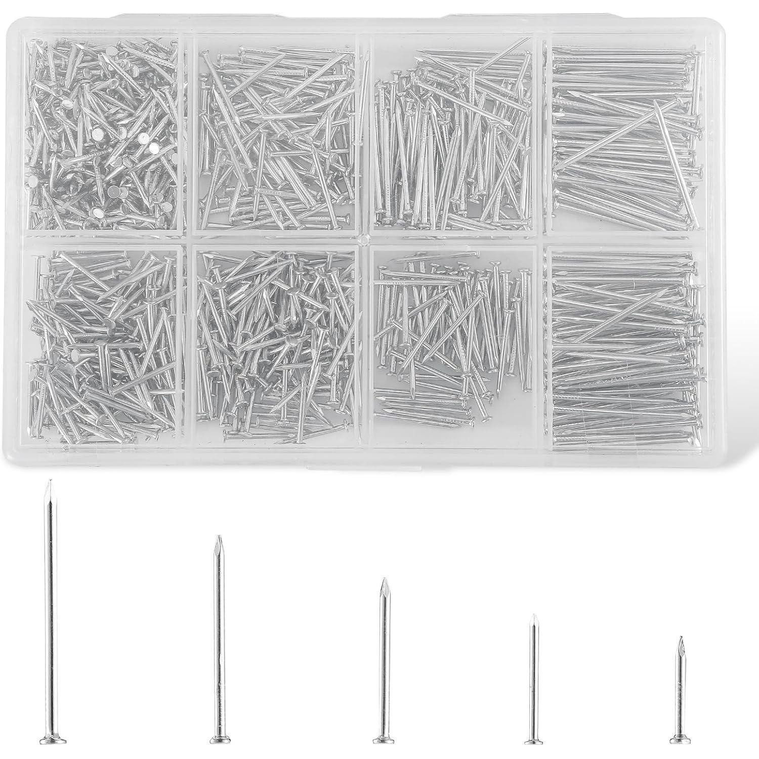 LuxusKollektion Nagel Nägel-Sortiment-Set 900 Stück