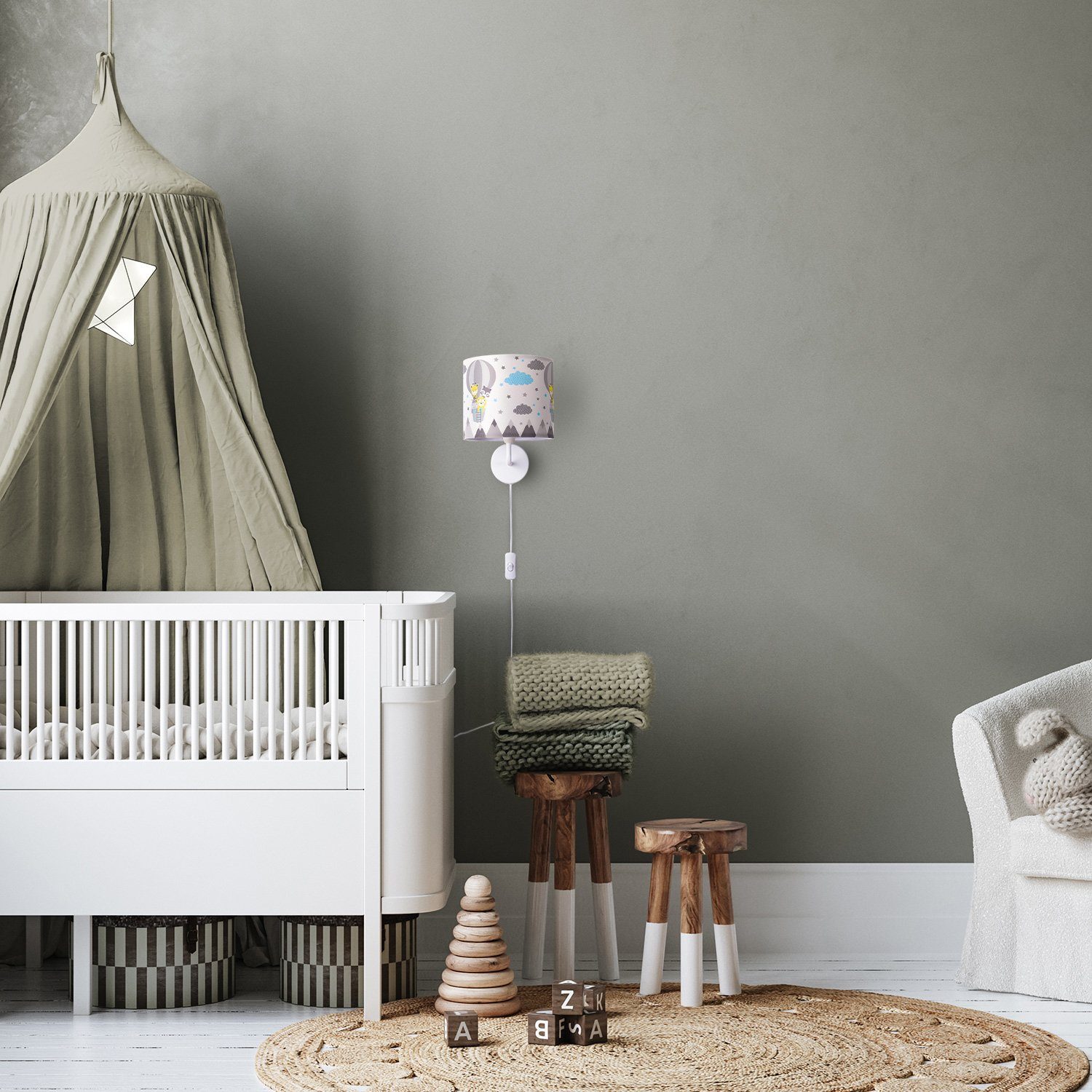 Paco Home Wandleuchte Cosmo 343, ohne günstig online kaufen