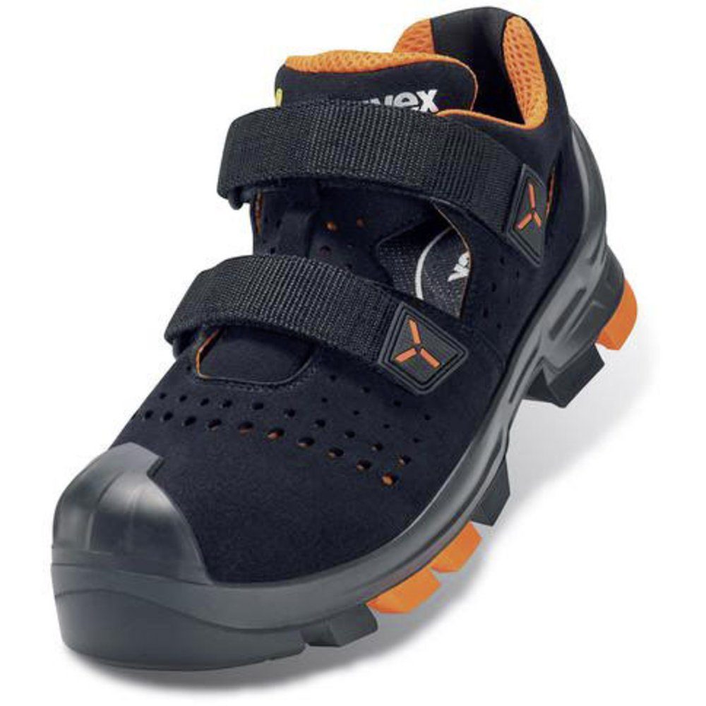 uvex 2 6500245 ESD Sicherheitssandale S1P Schuhgröße (EU): 45 Schwarz, Arbeitsschuh