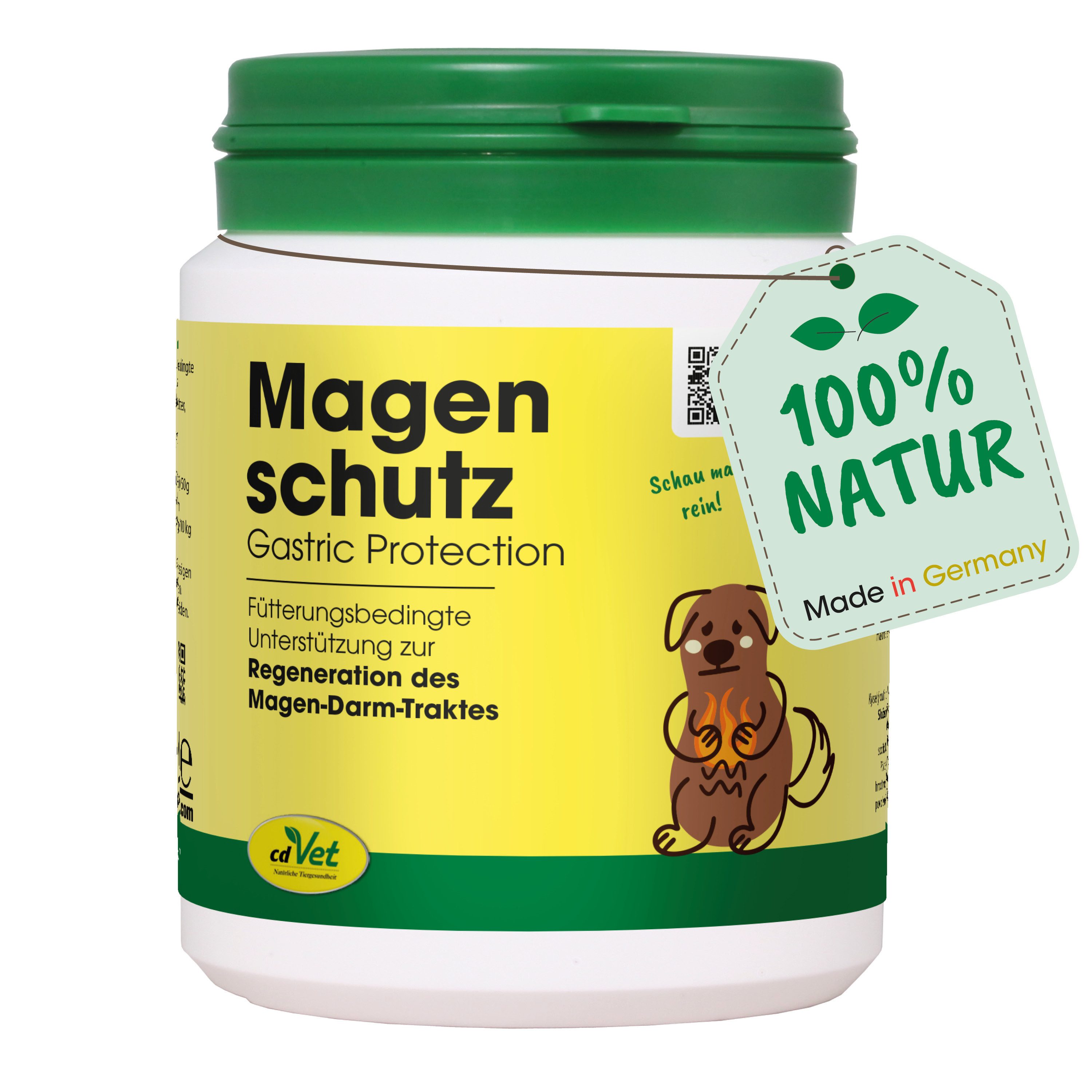 cdVet Magenschutz, Nahrungsergänzungsmittel für: Hunde, Katzen, zum Schutz der empfindlichen Magen-und Darm-Schleimhäute