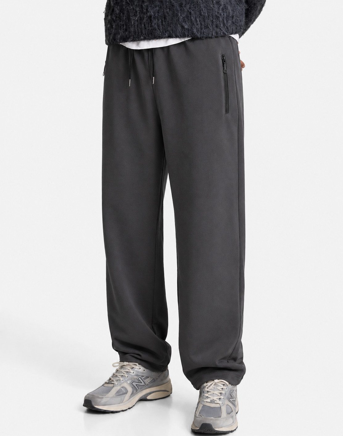 S&S Jogginghose Herren Sweathose aus Baumwolle Sommer (Packung, 1-tlg., Herren Jogginghosen) moderne Sweathose Trainingshose gerader Beinabschluss - Reißverschluss