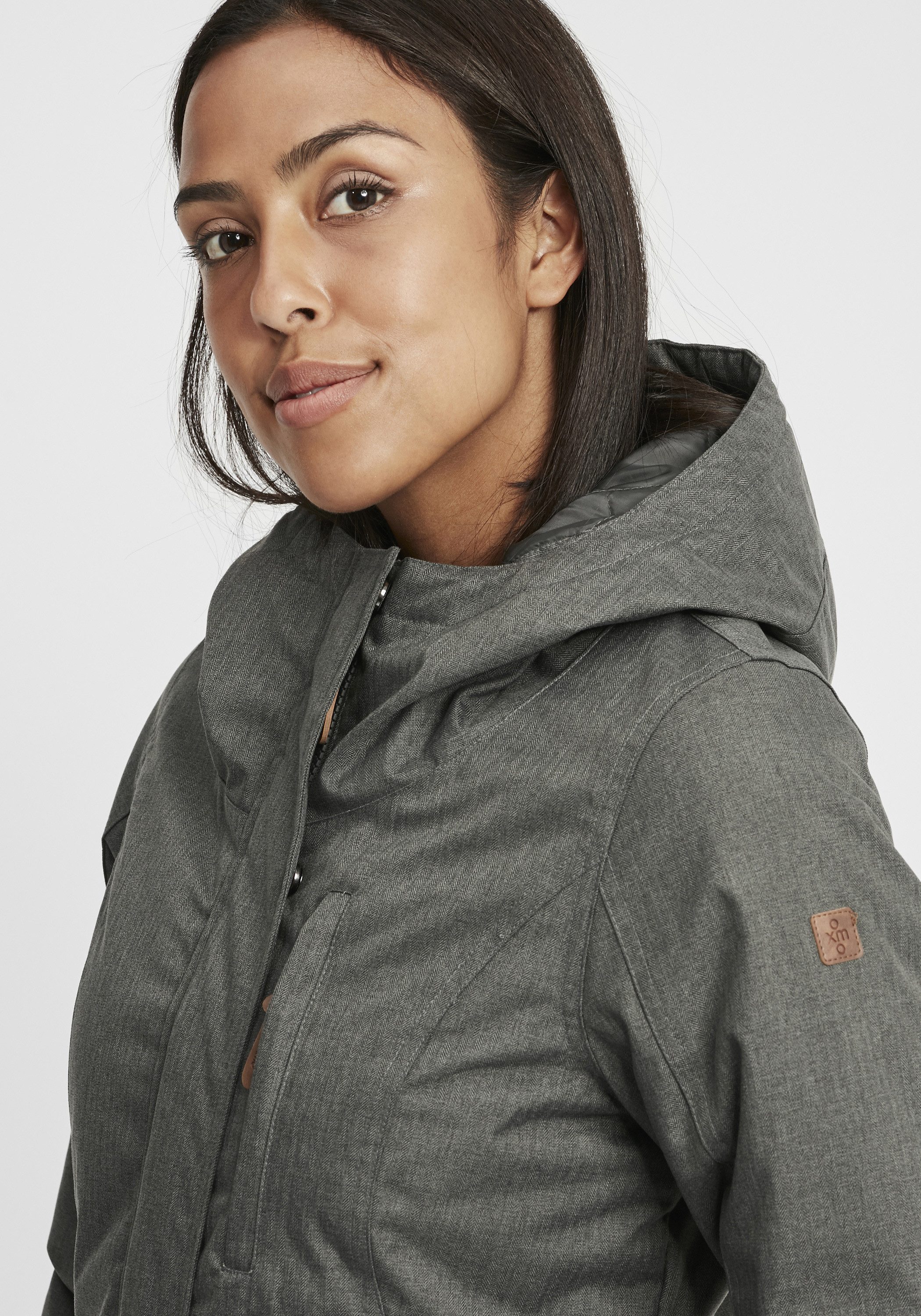 OXMO Parka OXBella Warme Jacke mit hochabschließendem Kragen – Bild 4 von 5