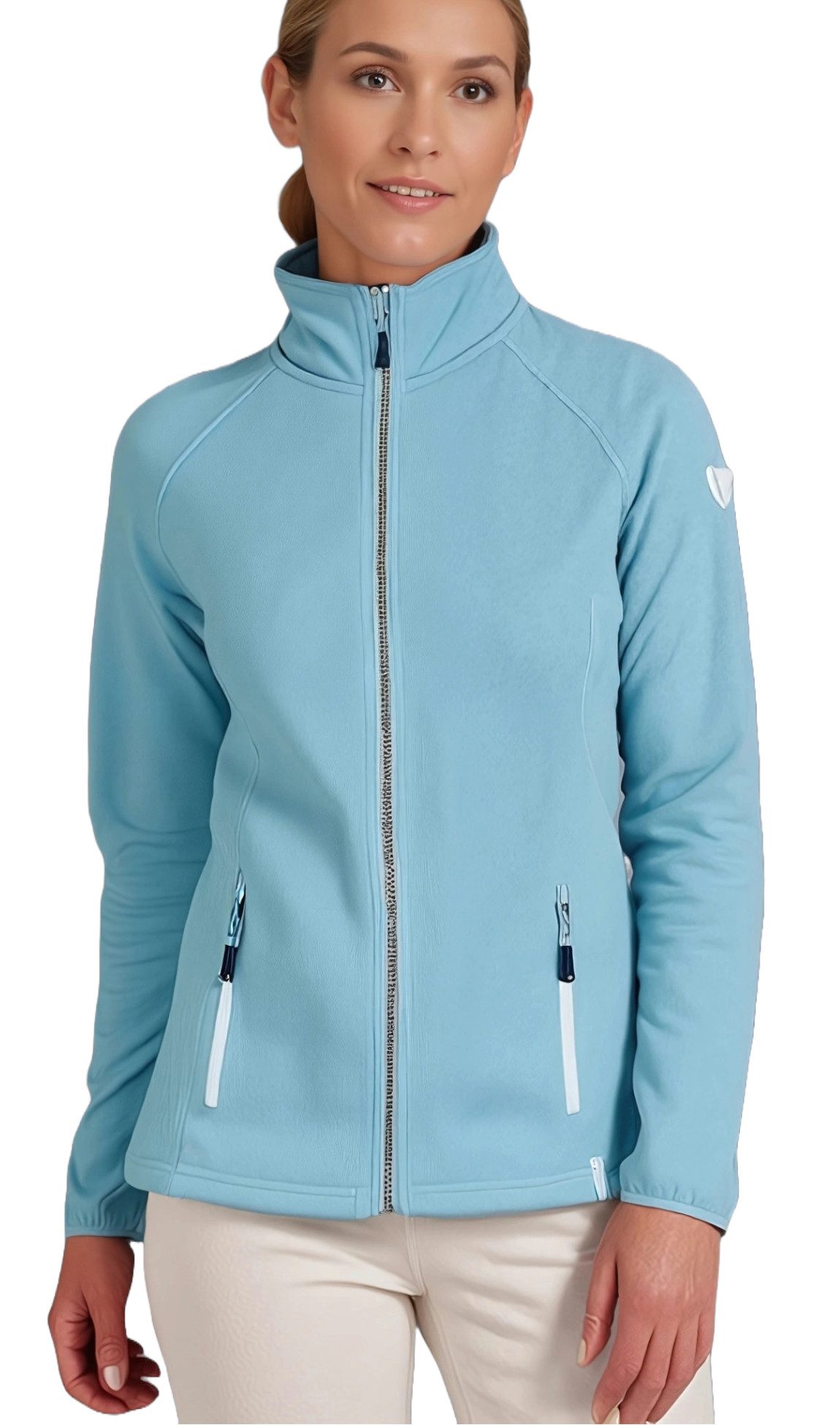 Kjelvik Strickfleecejacke Milou Fleecejacke Sweatjacke atmungsaktiv, günstig online kaufen