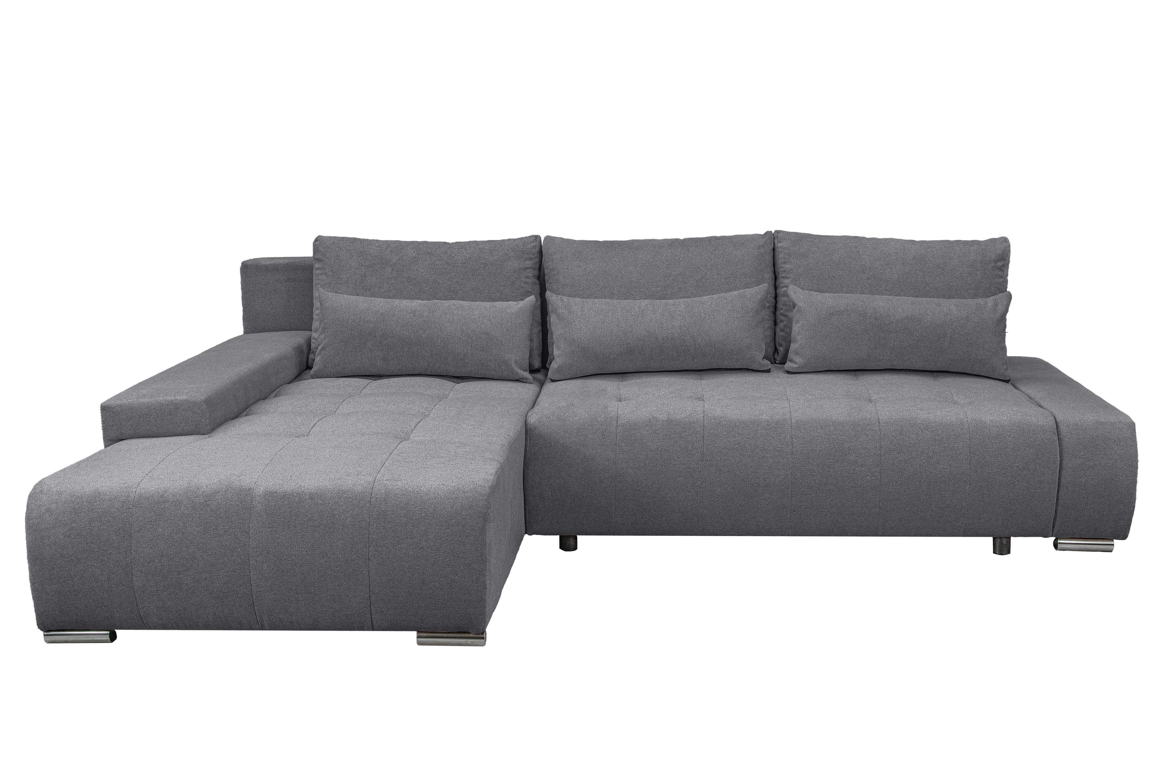 storez24 Ecksofa Kelly, mit Bettkasten und Schlaffunktion, L-Form, bequem günstig online kaufen