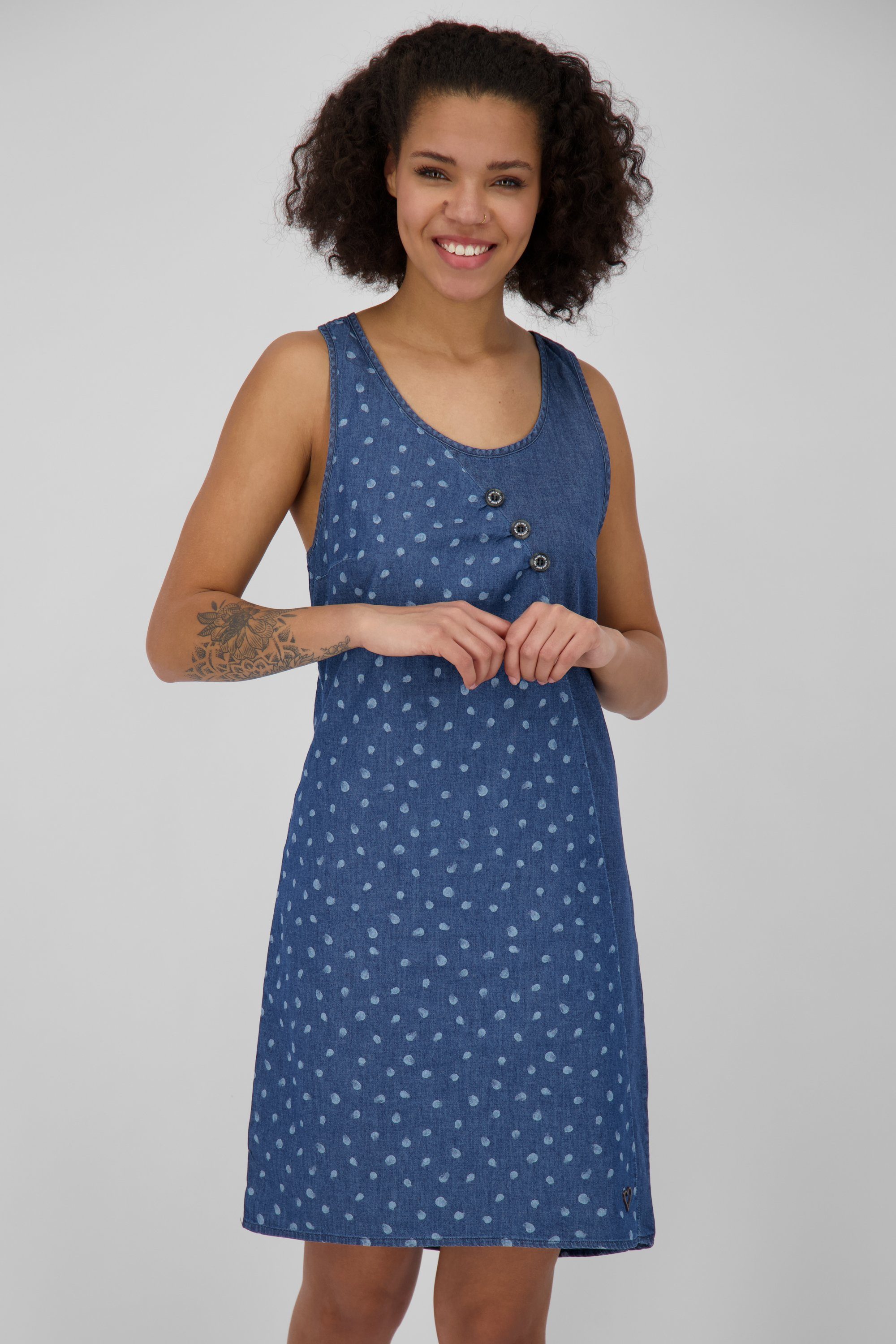 Top Alife Damen dark denim DNM Kleid Dress B CameronAK Kickin Sommerkleid & Sommerkleid,