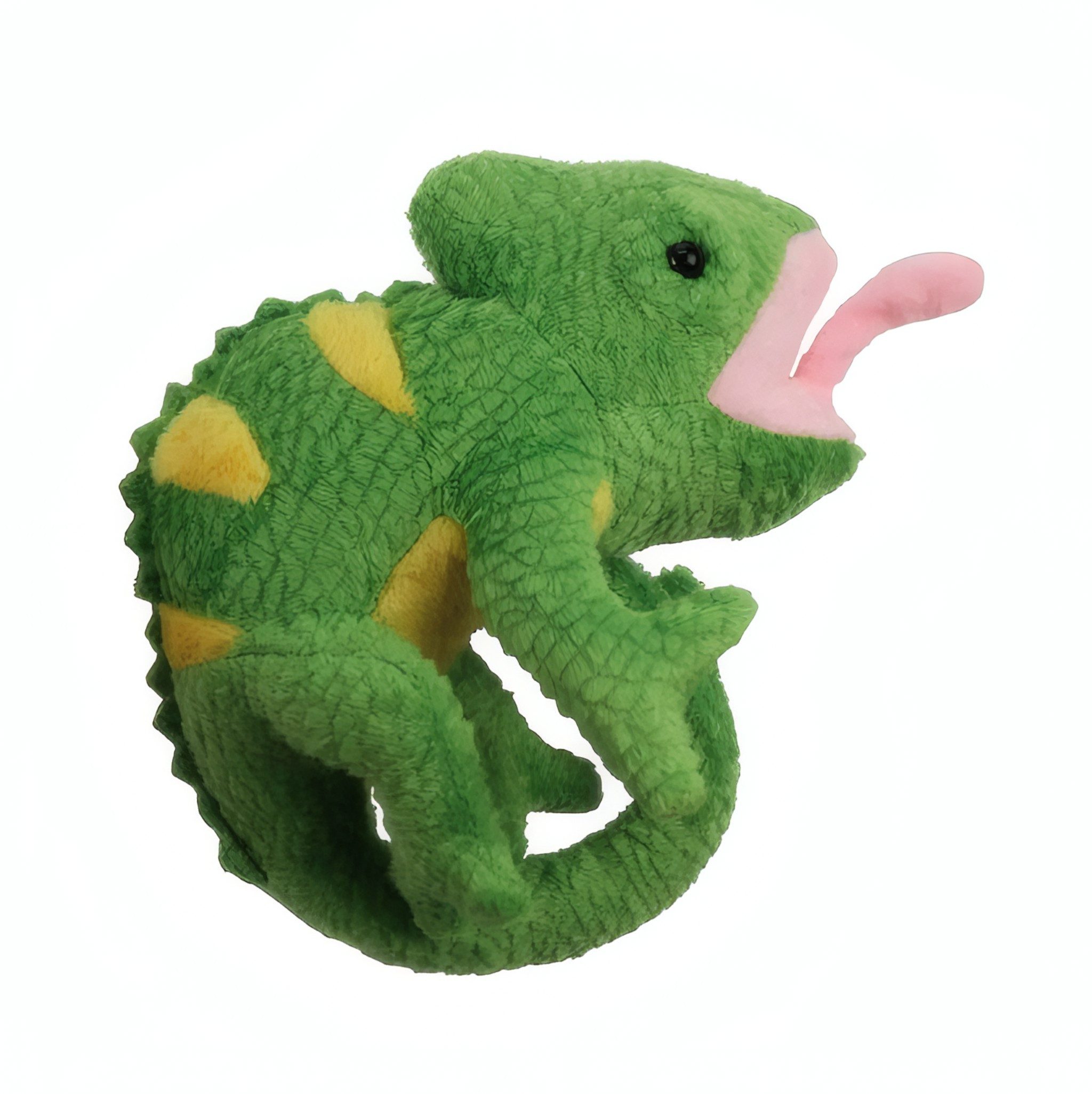Cornelißen Tierkuscheltier Plüsch Chamäleon, grün, 17 cm, Polyester; Polyesterwolle
