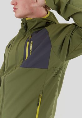 Fundango Softshelljacke Alloy windproof softshell jacket, breathable, pockets, fix hood, reflective