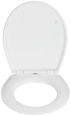 WENKO WC-Sitz Saguna, mit Softclose, aus Thermoplast