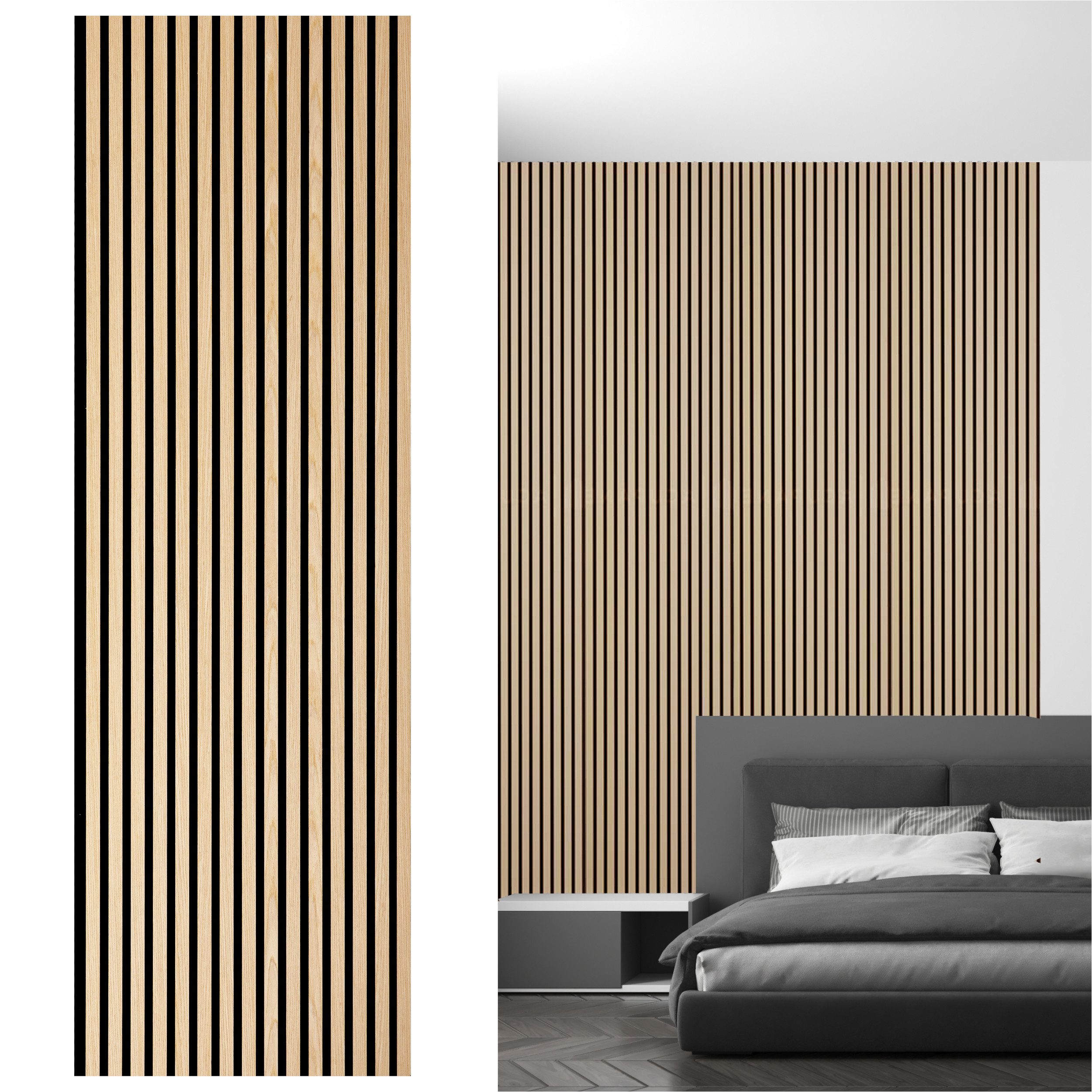 SONIDO 3D Wandpaneel XXL Akustikpaneele mit FSC®-zertifiziertem Eiche Echth günstig online kaufen