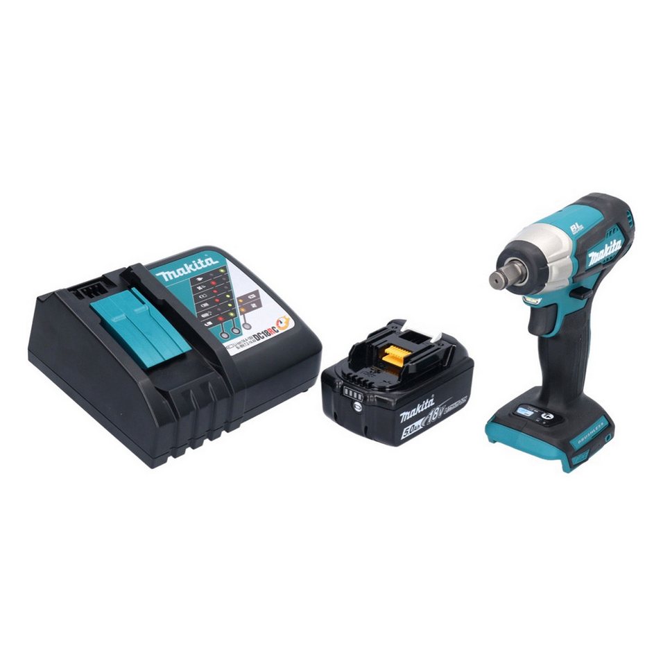 Thumbnail - Makita Akku-Schlagschrauber DTW 181 RT1 Akku Schlagschrauber 18 V 210 Nm 1/2" Brushless + 1x Akku