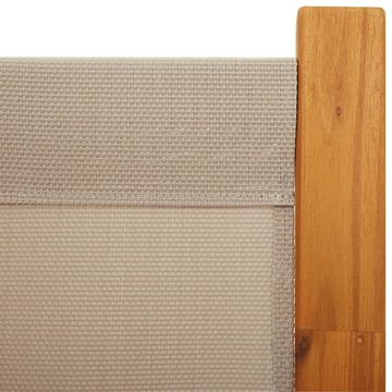 vidaXL Raumteiler 5-tlg Paravent Taupe 350x180 cm