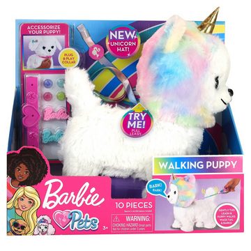 JustPlay Spielfigur Barbie Walking Puppy