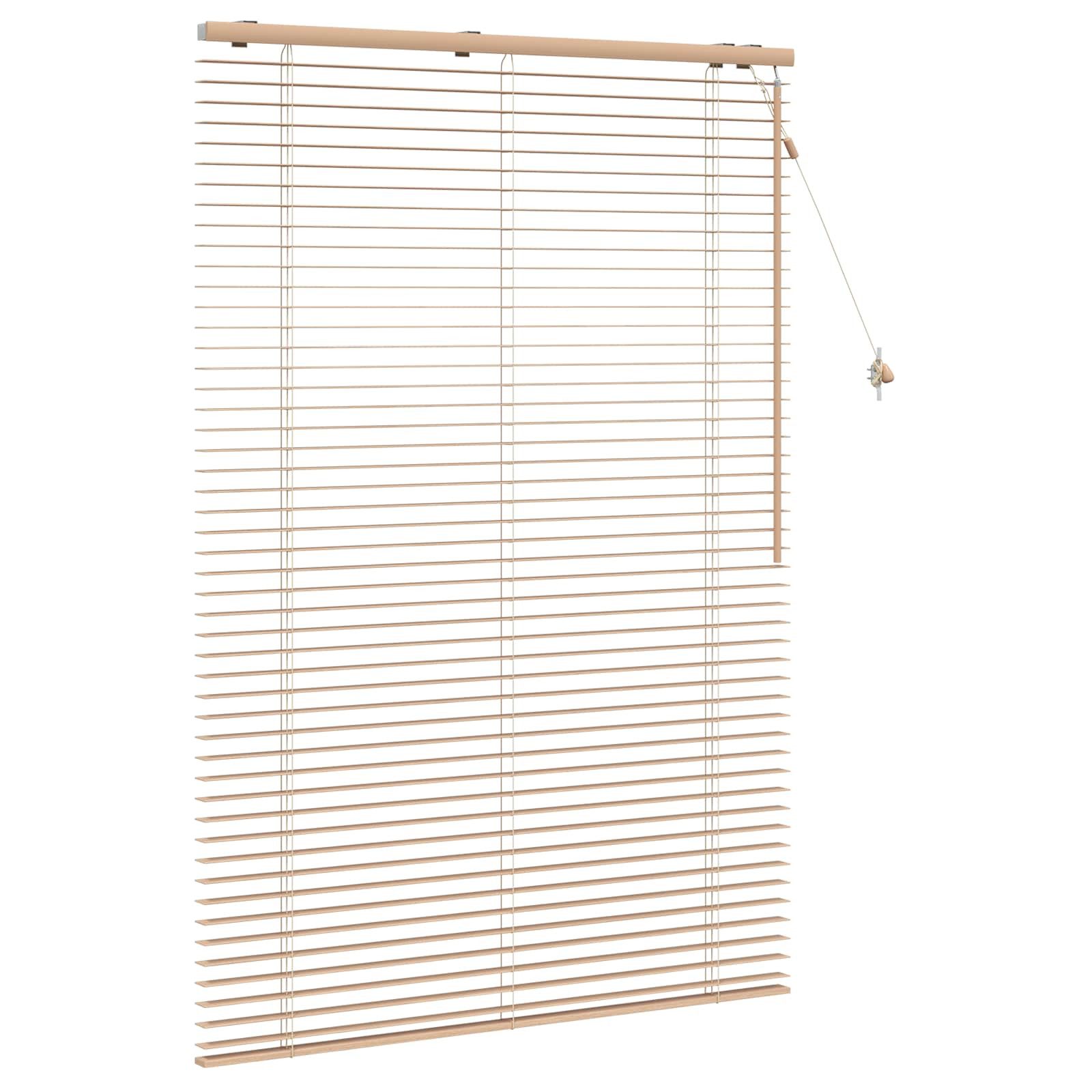 Rollo Venezianische Jalousie Eichenoptik 105 x 160 cm 35 mm, vidaXL