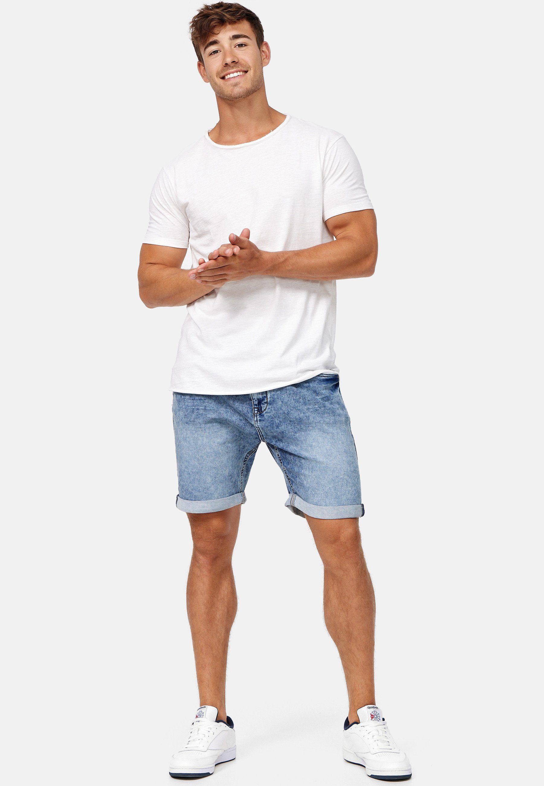 Kadin Denim Jeansshorts Blue Indicode