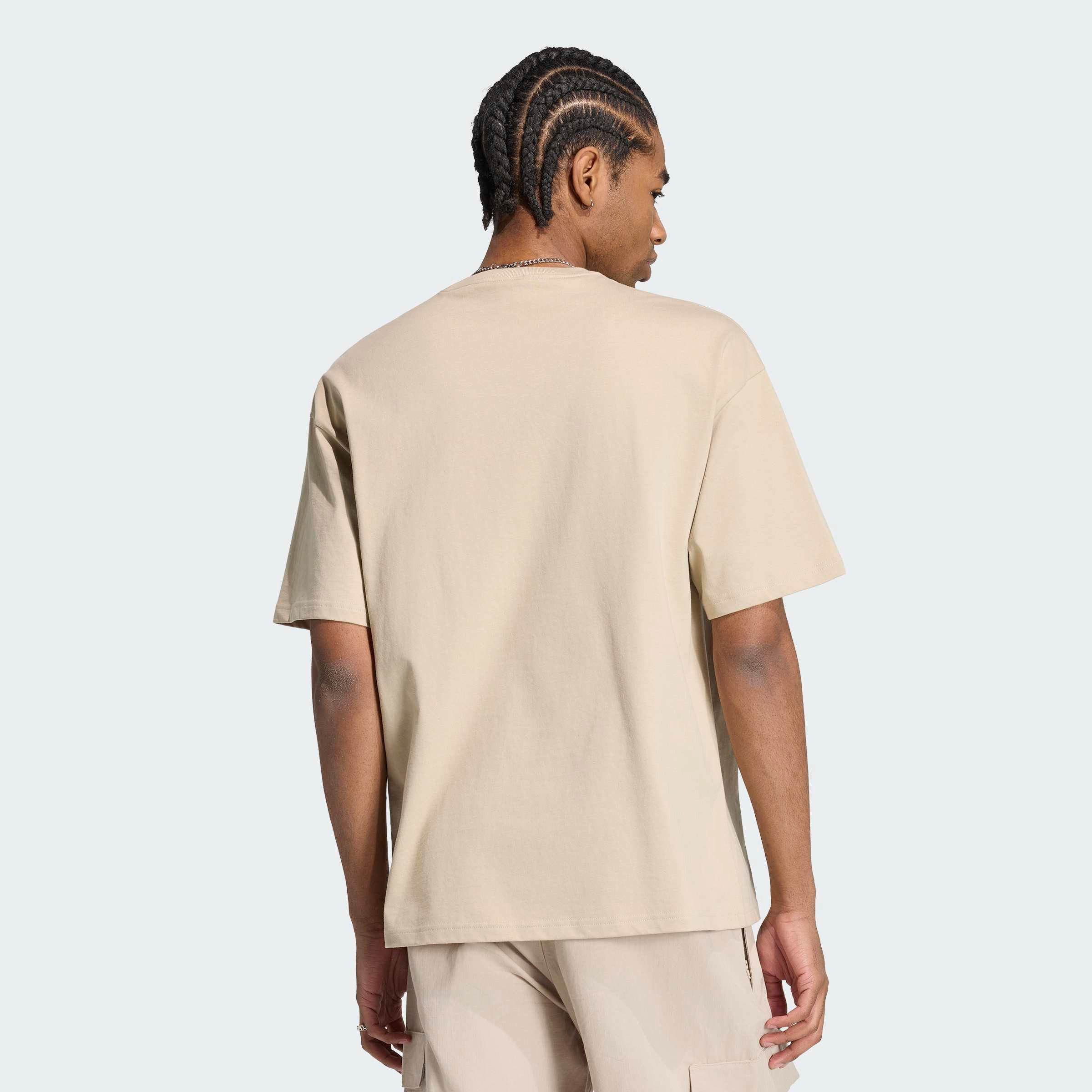 adidas Originals T-Shirt TREFOIL ESSENTIALS, LOCKER GESCHNITTEN für Erwachsene, mit Rundhalsausschnitt, ohne Verschluss, aus Baumwolle